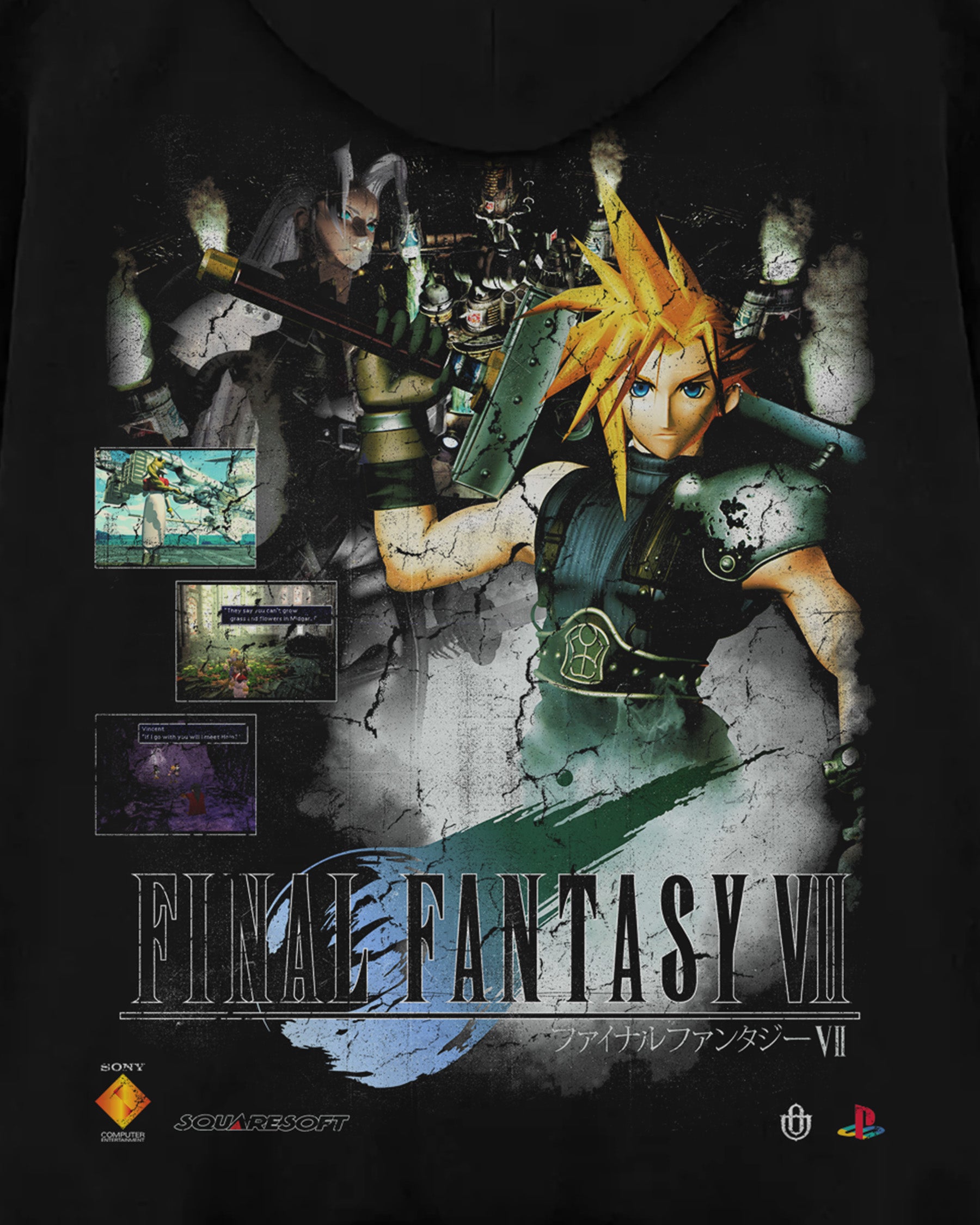 Video Games 'Final Fantasy VII' Oversized Hoodie