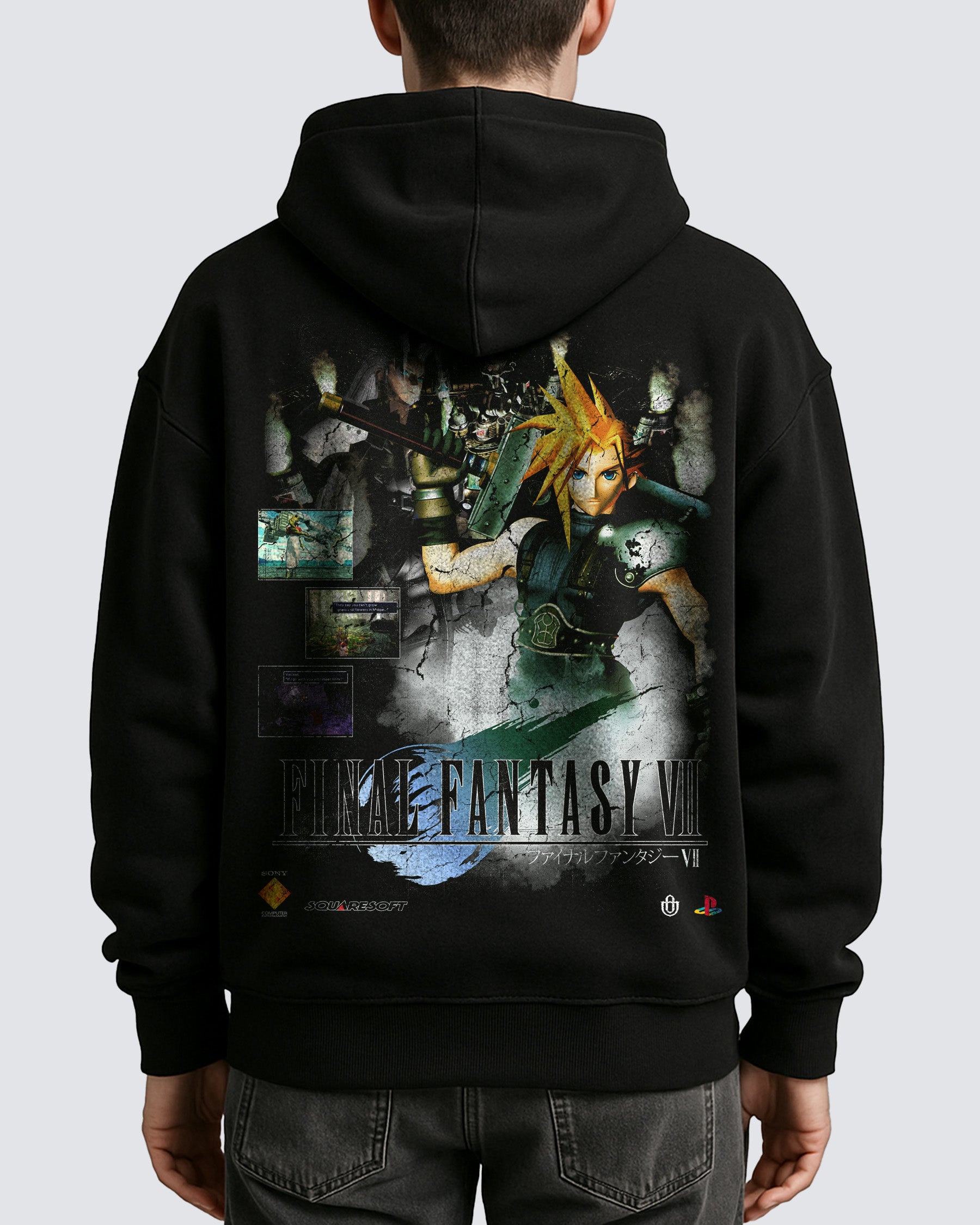 Video Games 'Final Fantasy VII' Oversized Hoodie