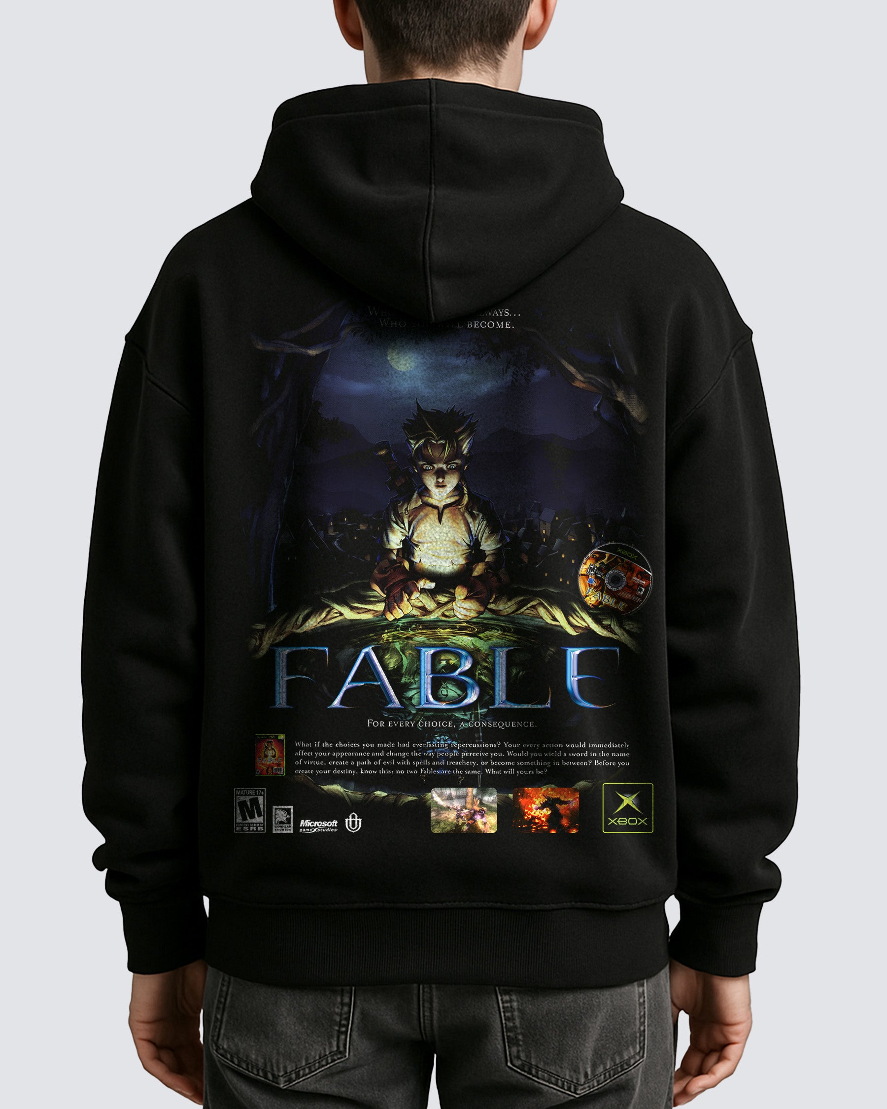 Video Games 'Fable' Oversized Hoodie