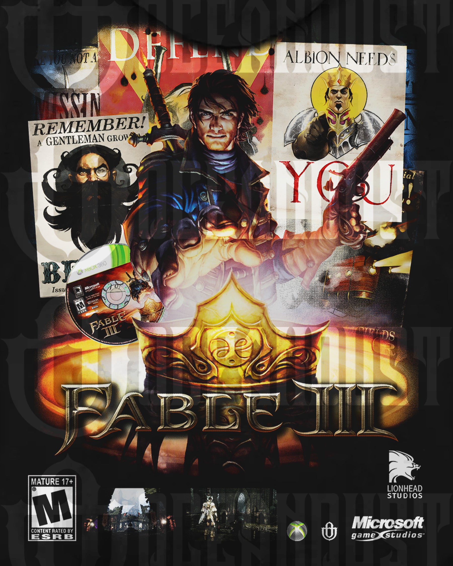 Video Games 'Fable III' Oversized Hoodie