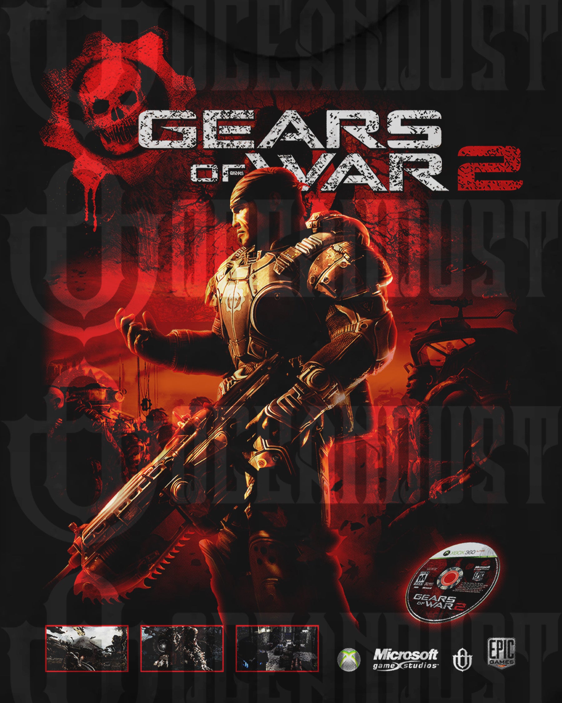 Video Games 'Gears of War 2' Oversized Hoodie