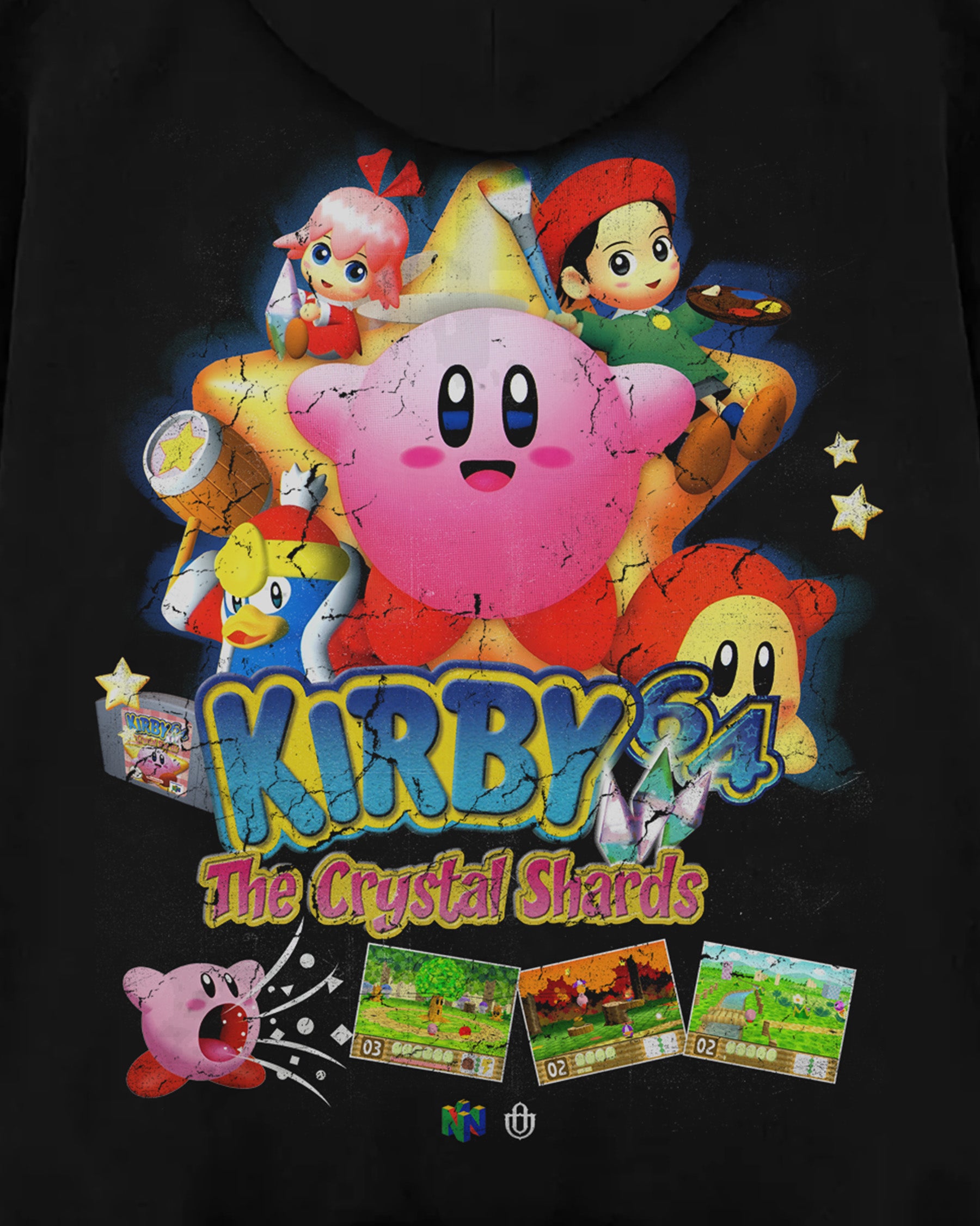 Video Games 'Kirby 64: The Crystal Shards' Oversized Hoodie