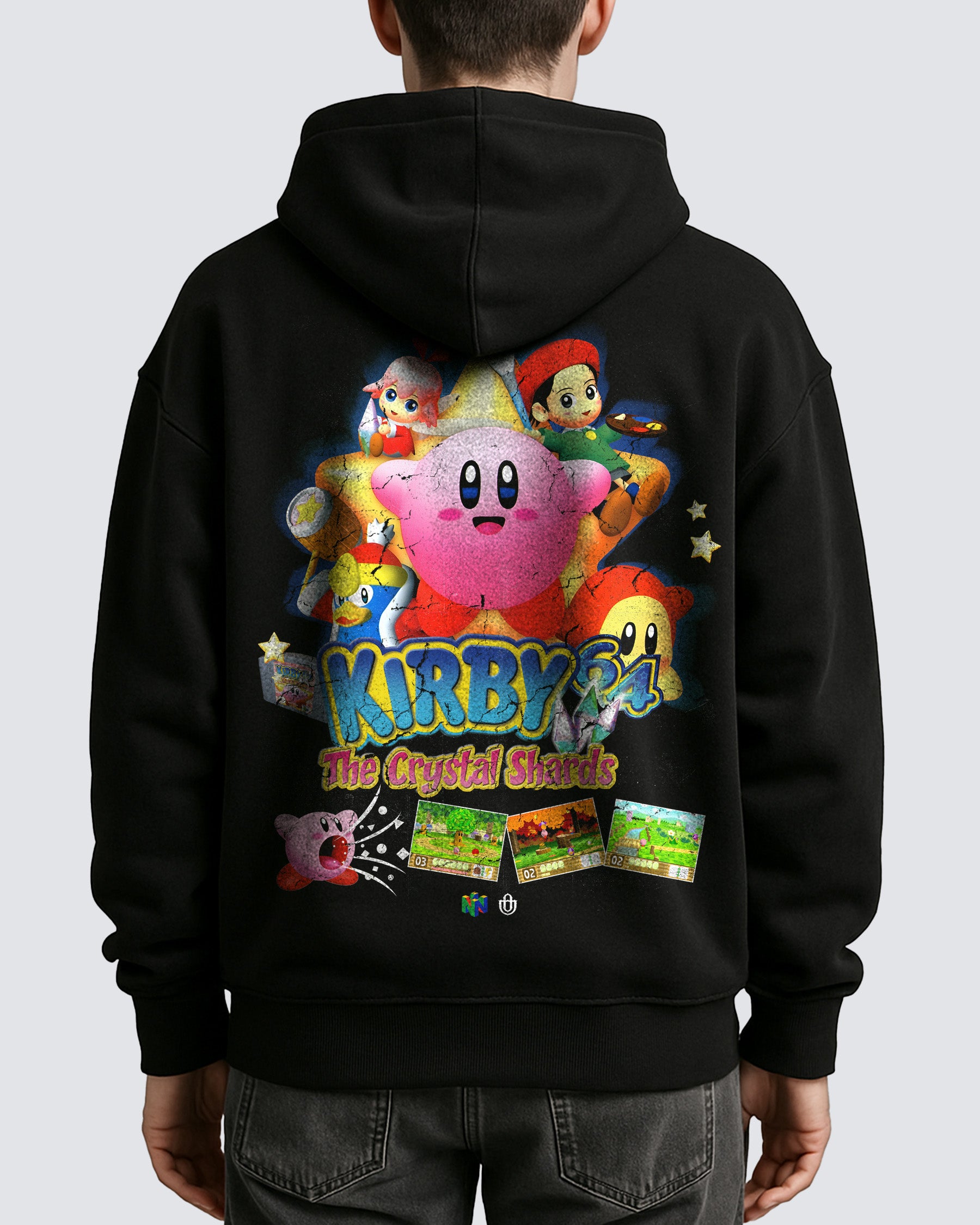 Video Games 'Kirby 64: The Crystal Shards' Oversized Hoodie