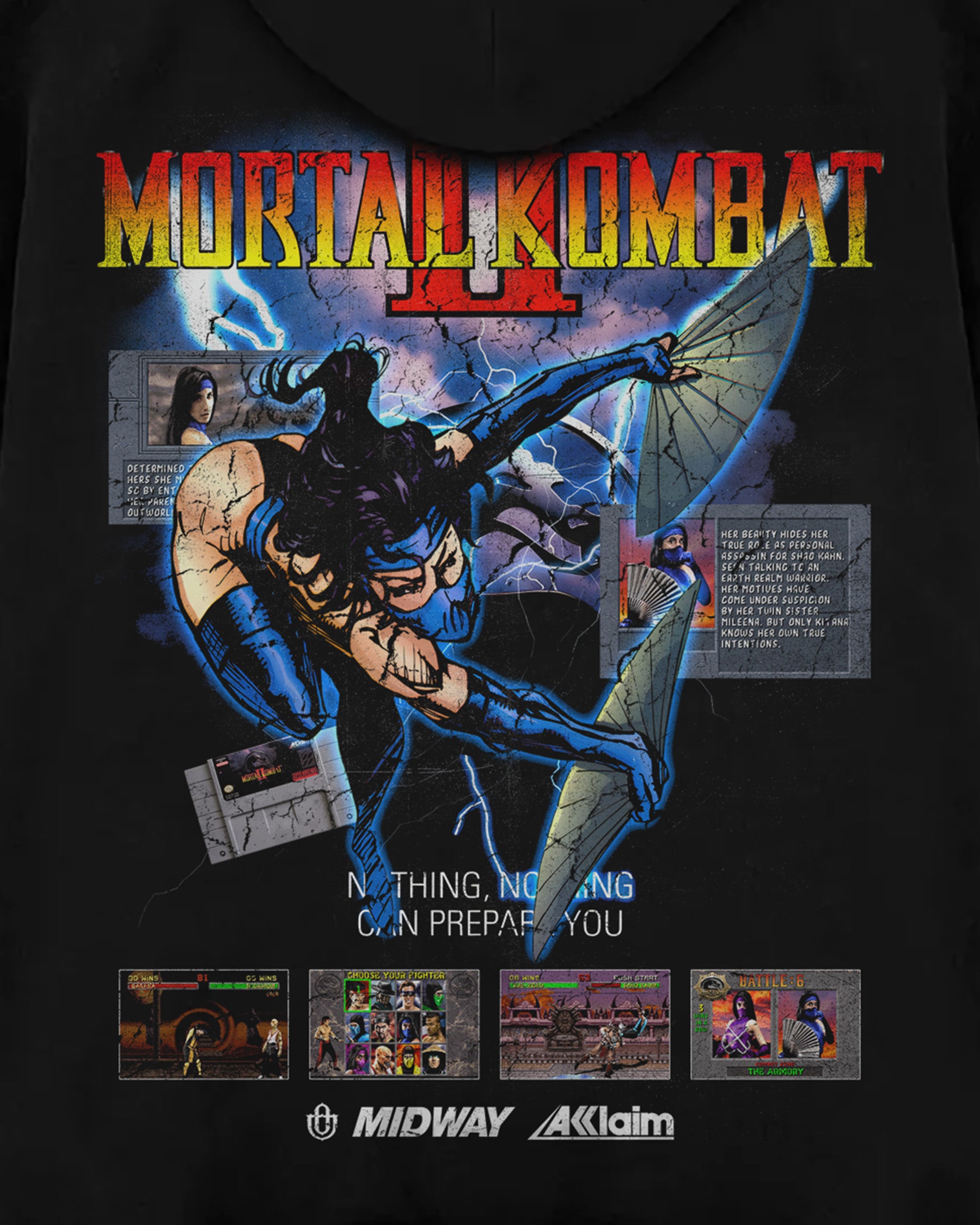 Video Games 'Mortal Kombat II: Kitana' Oversized Hoodie