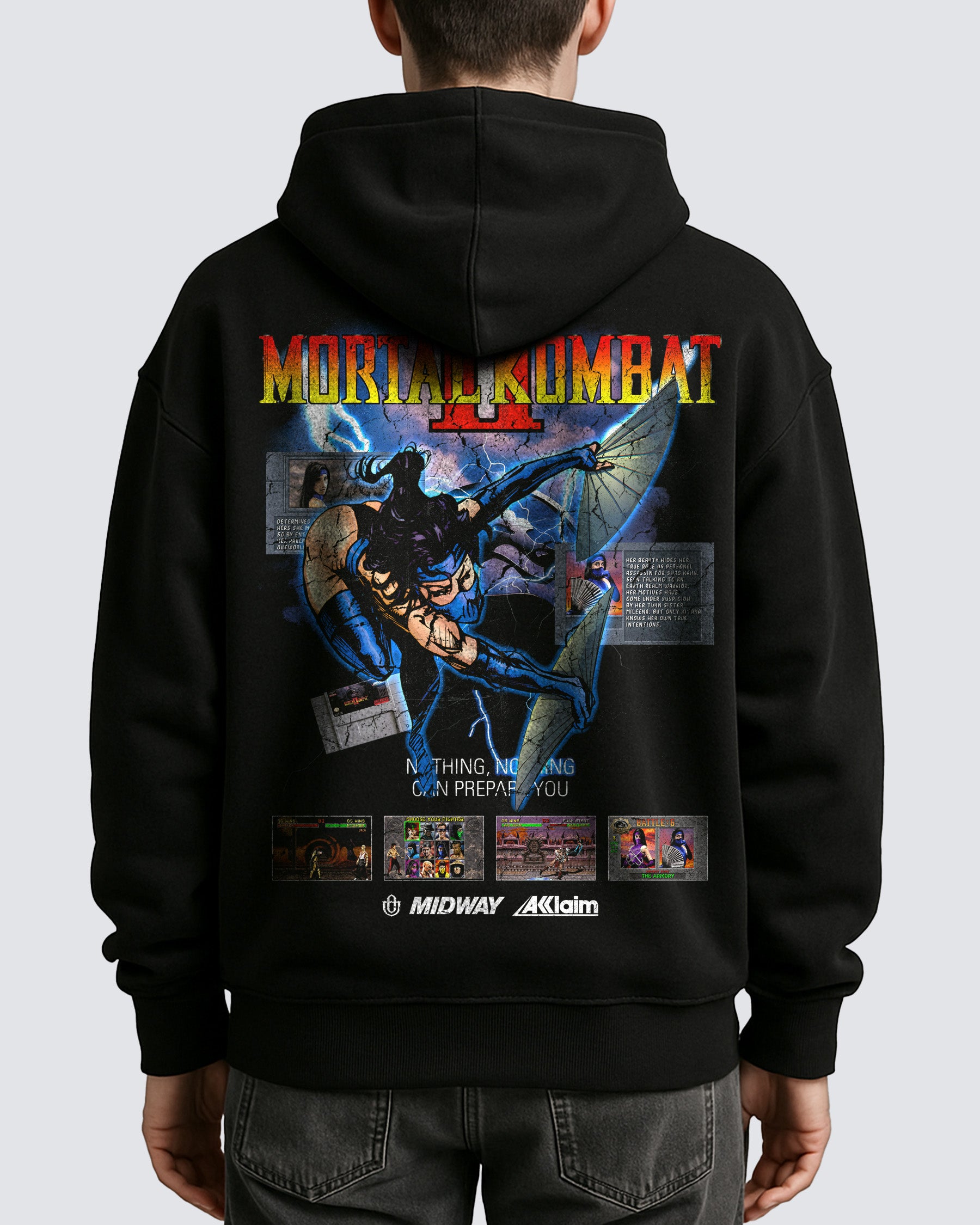 Video Games 'Mortal Kombat II: Kitana' Oversized Hoodie