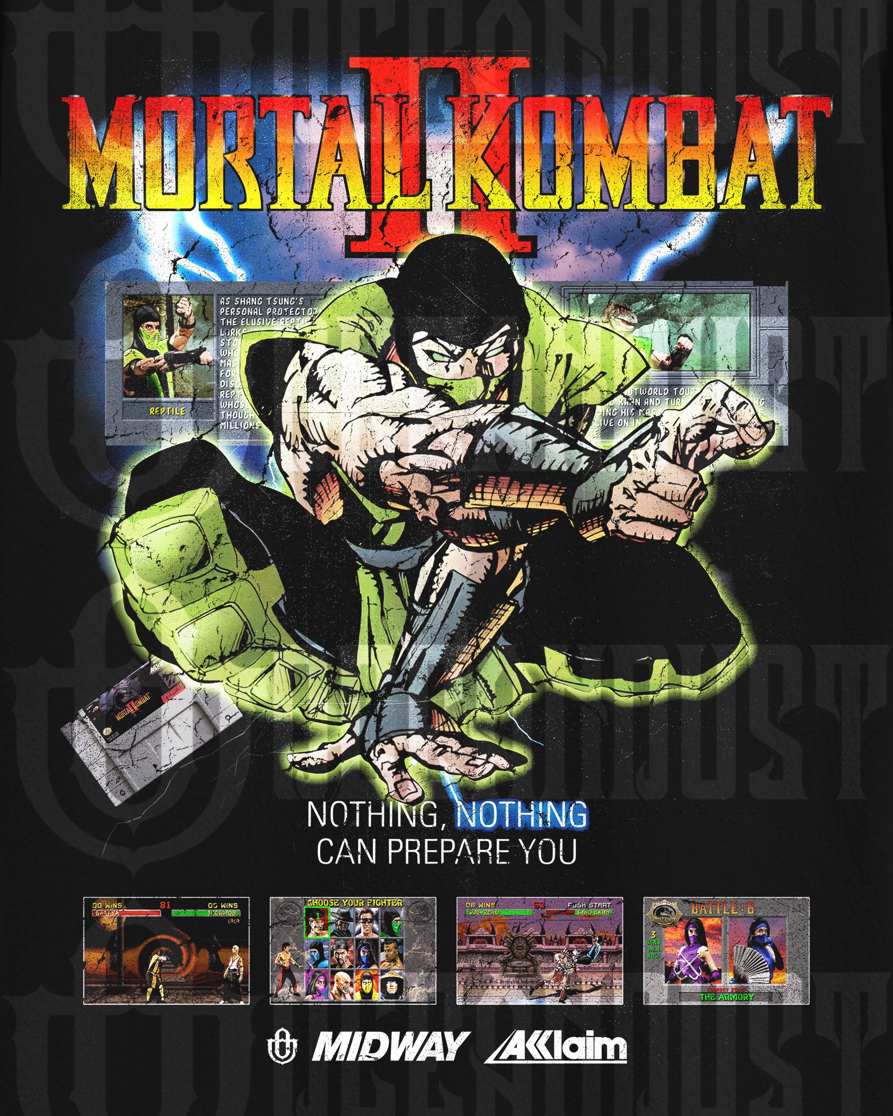 Video Games 'Mortal Kombat II: Reptile' T-Shirt