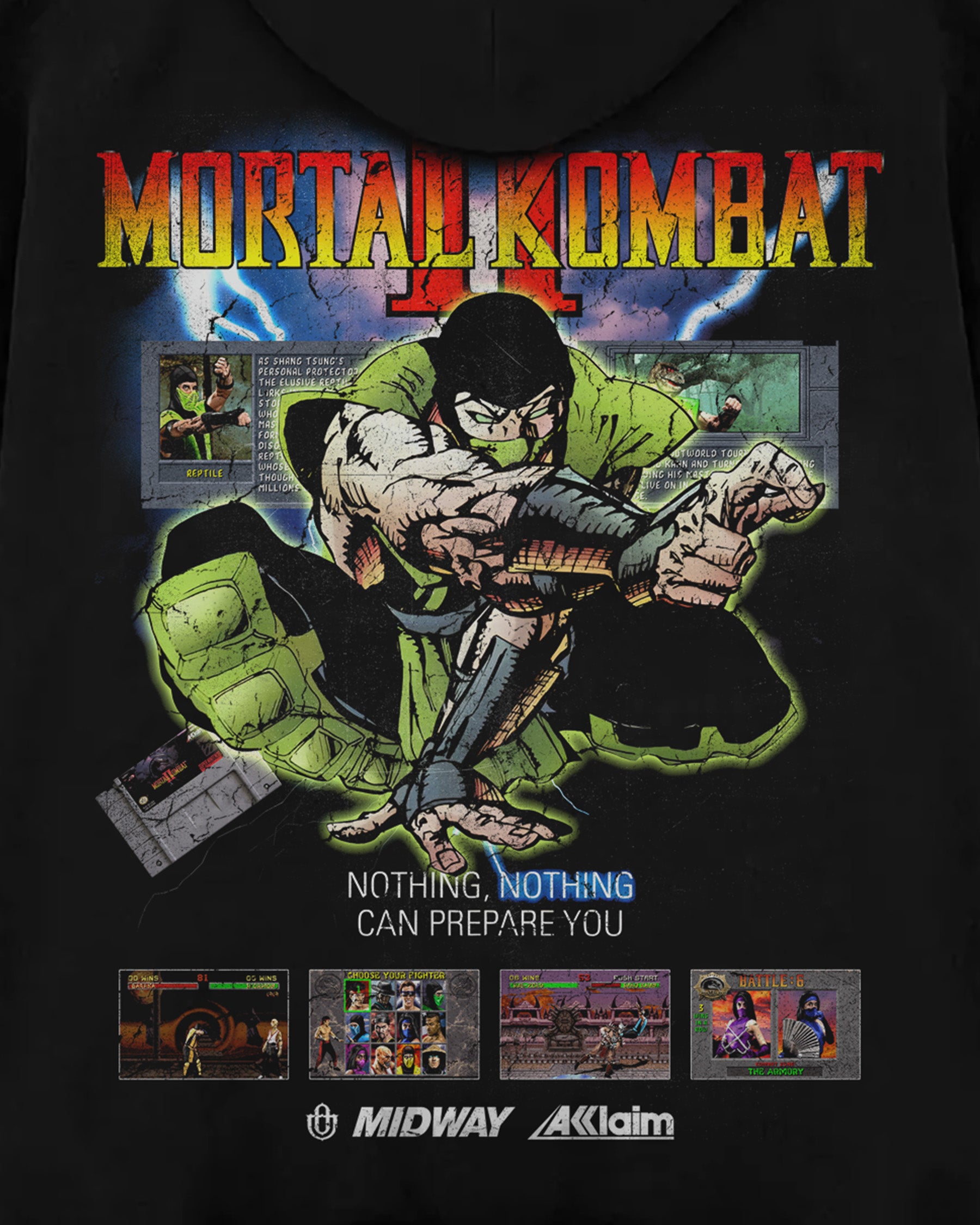 Video Games 'Mortal Kombat II: Reptile' Oversized Hoodie