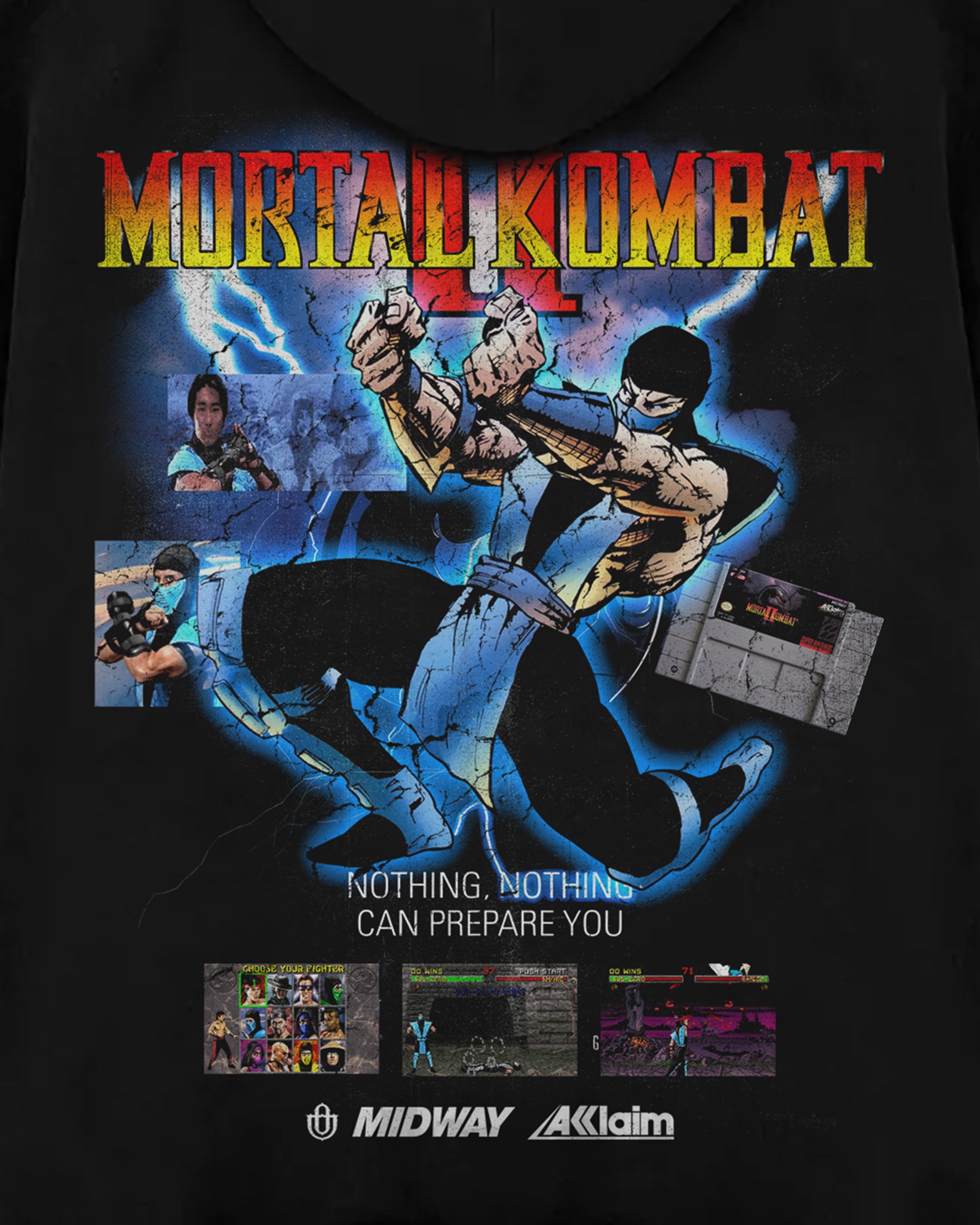 Video Games 'Mortal Kombat II: Sub-Zero' Oversized Hoodie