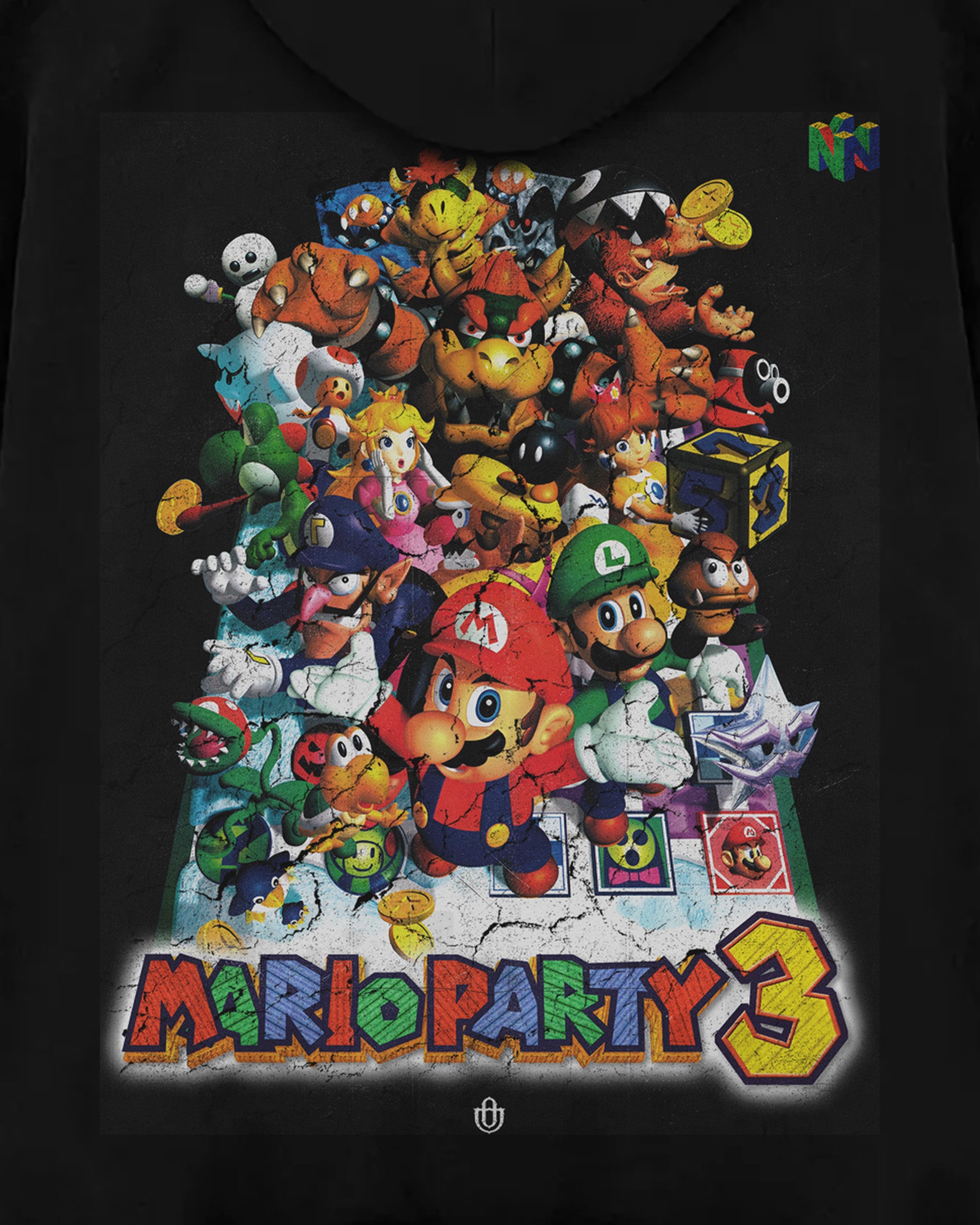 Video Games 'Mario Party 3' Oversized Hoodie