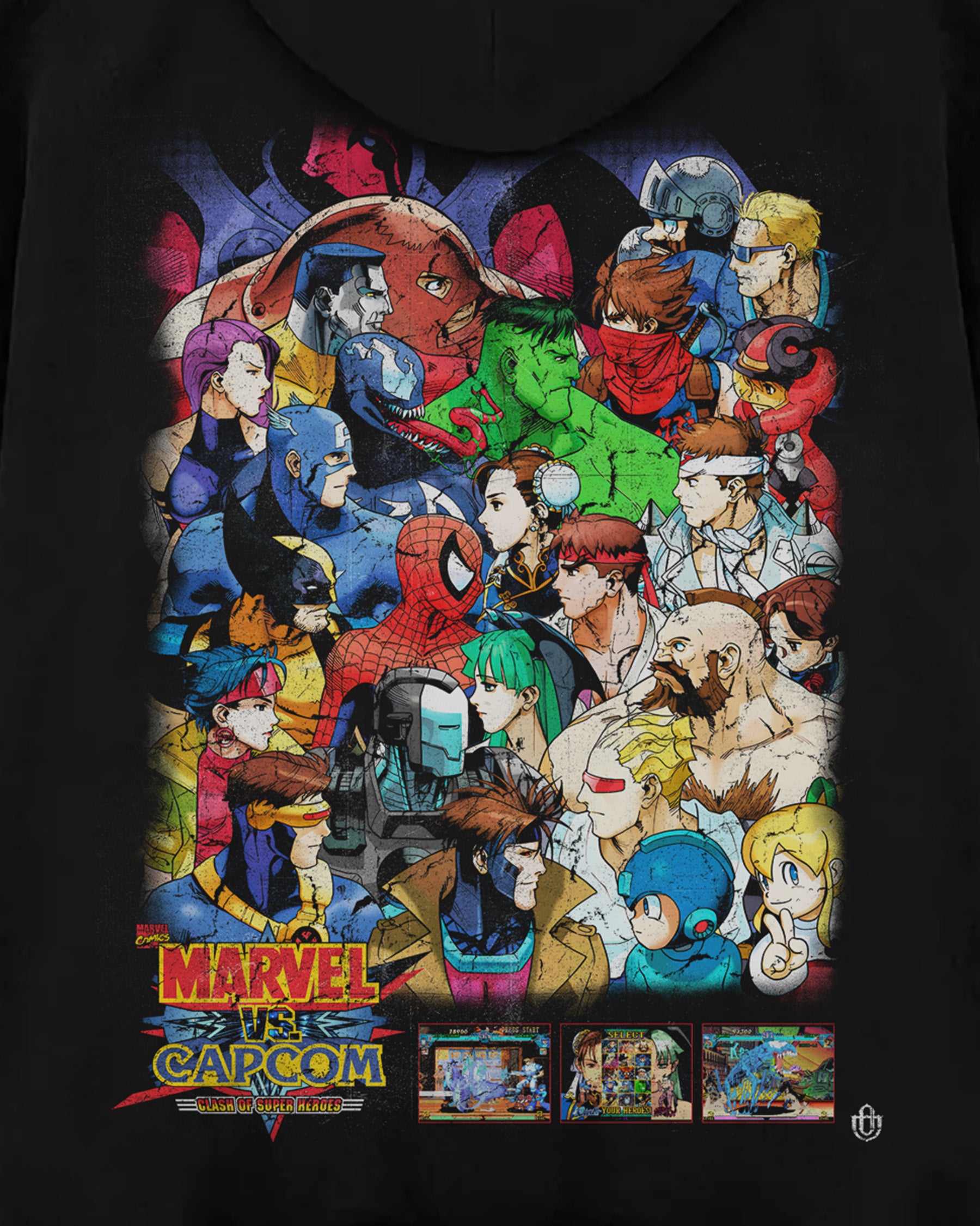 Video Games 'Marvel vs. Capcom v1' Oversized Hoodie