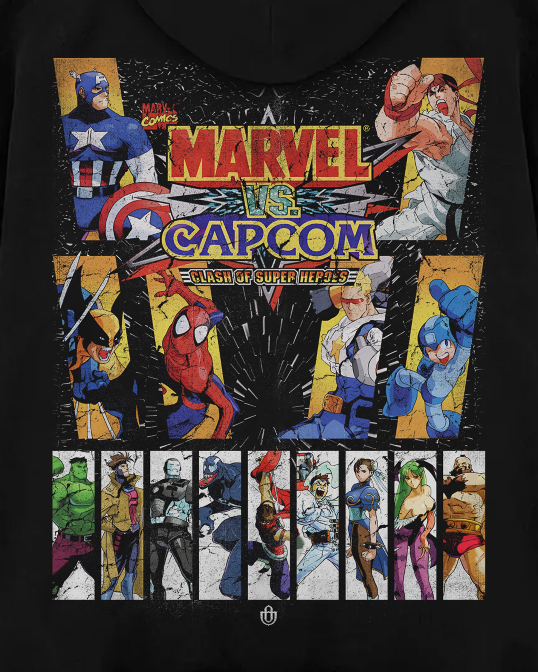 Video Games 'Marvel vs. Capcom v2' Oversized Hoodie