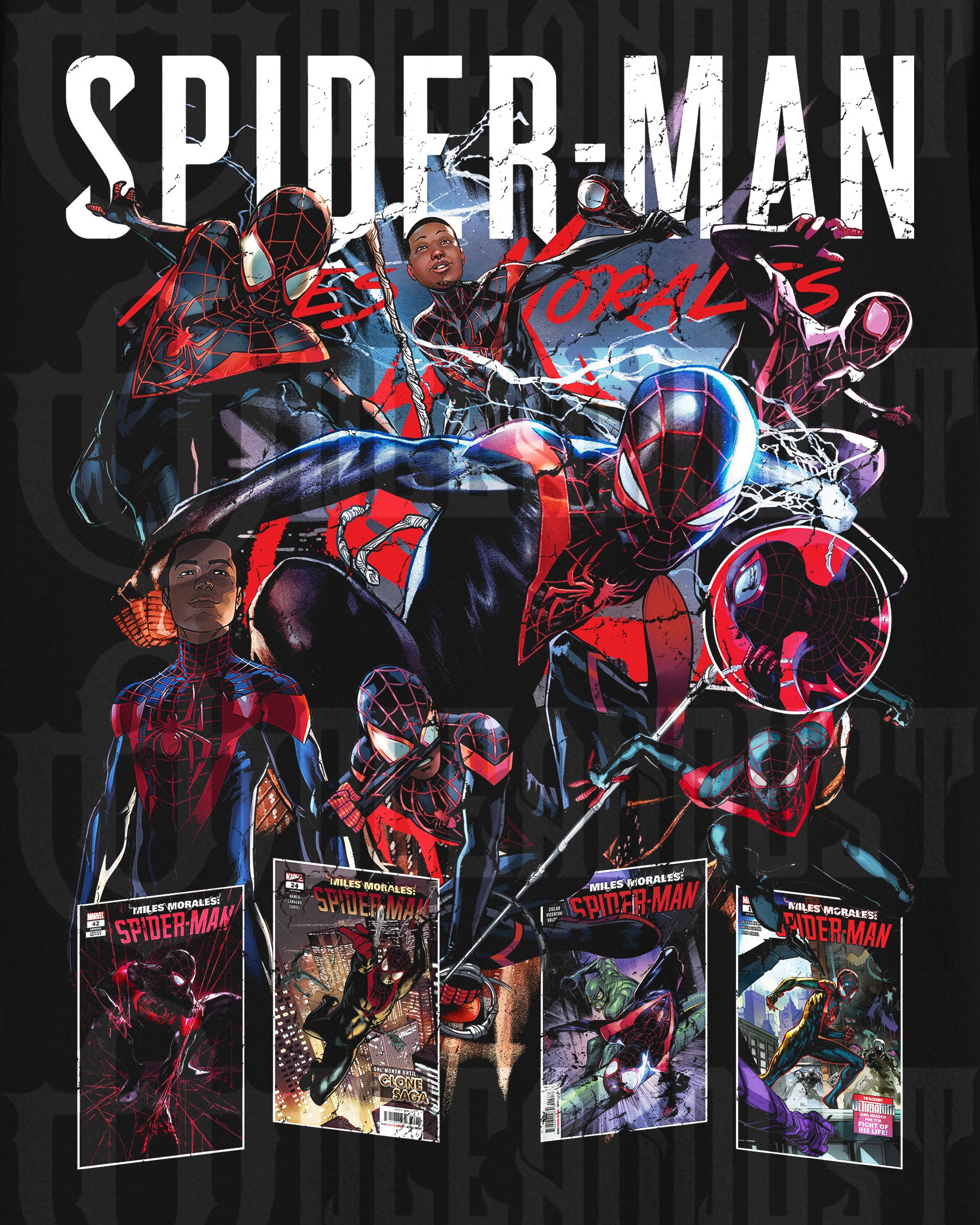Comics 'Spider-Man Miles Morales' T-Shirt