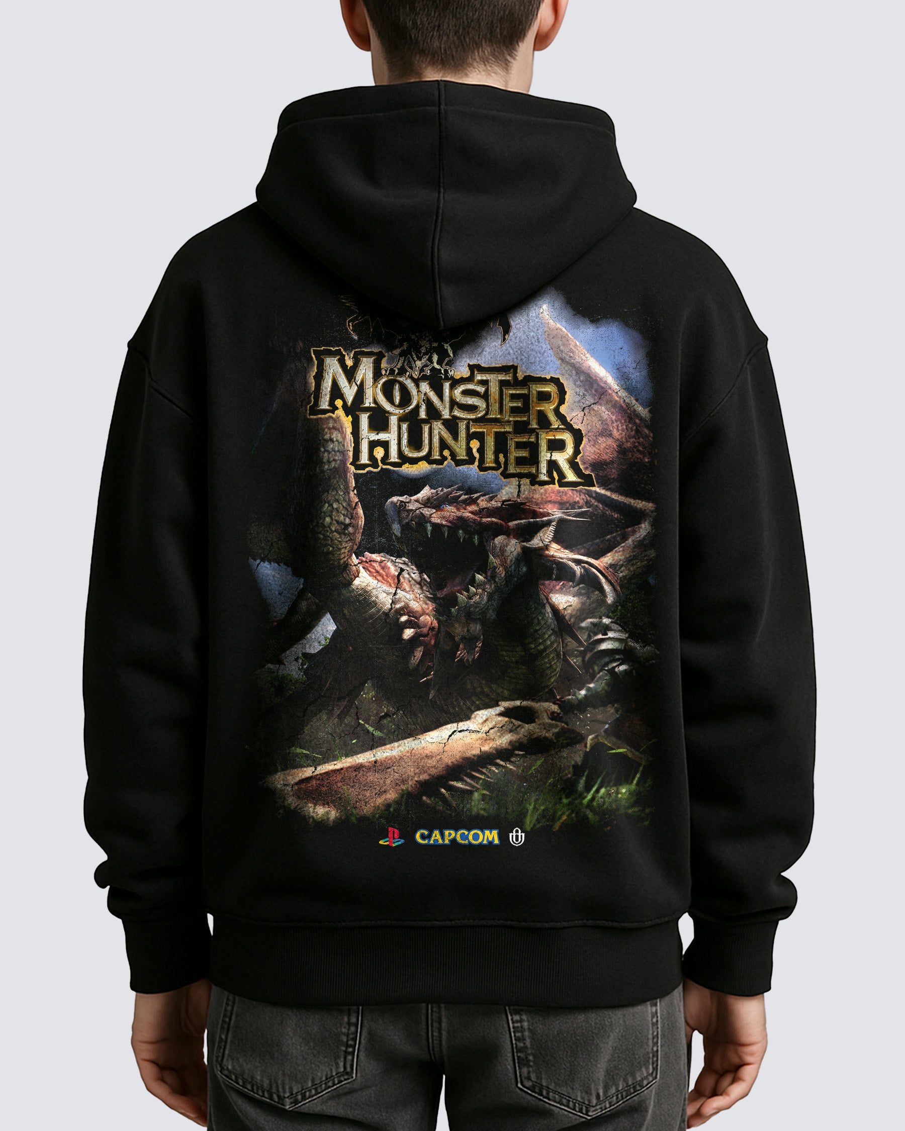 Video Games 'Monster Hunter' Oversized Hoodie