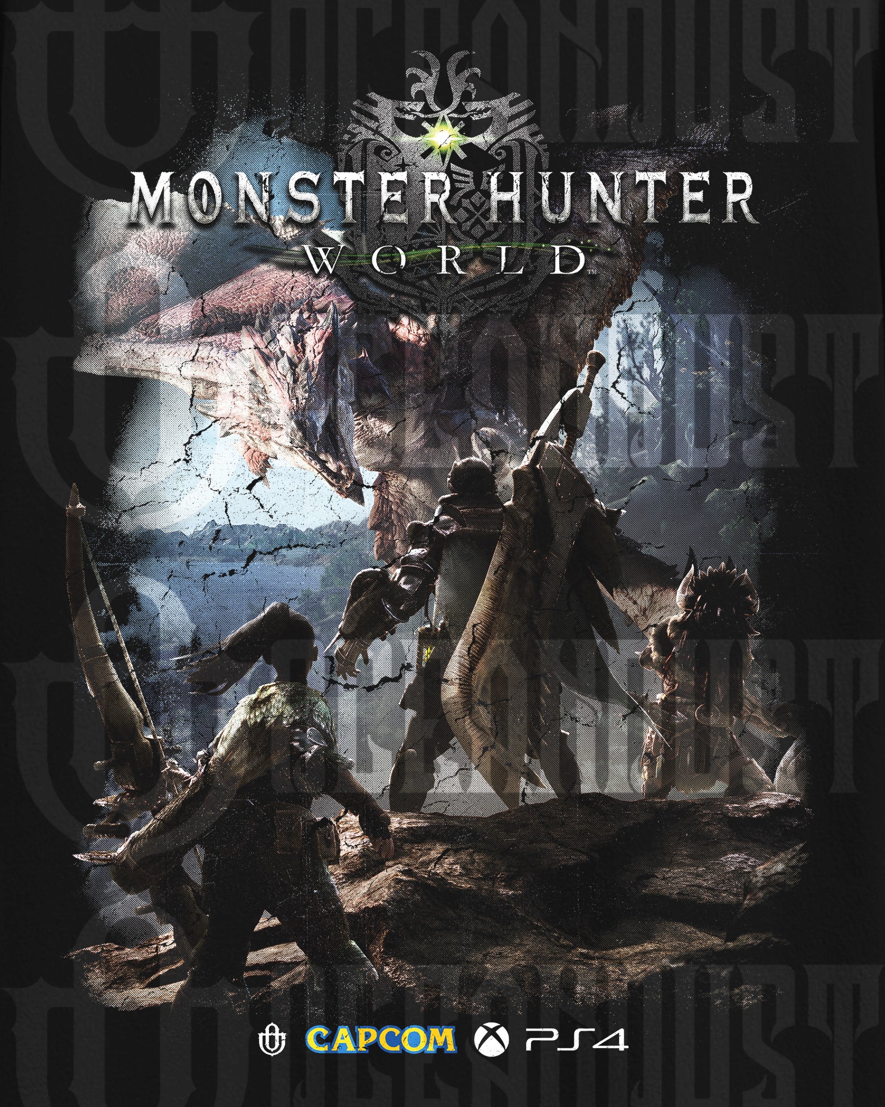 Video Games 'Monster Hunter World v1' T-Shirt