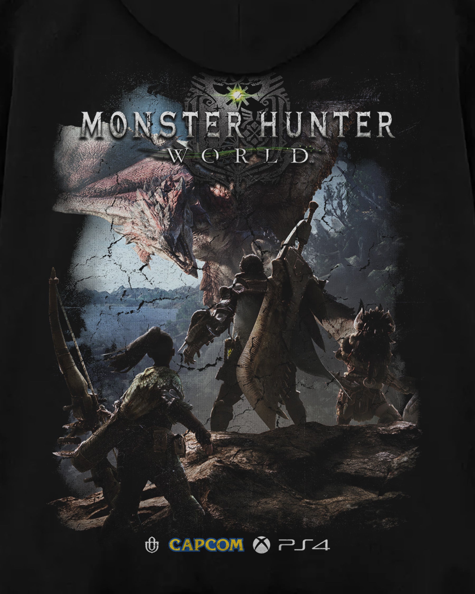 Video Games 'Monster Hunter World v1' Oversized Hoodie