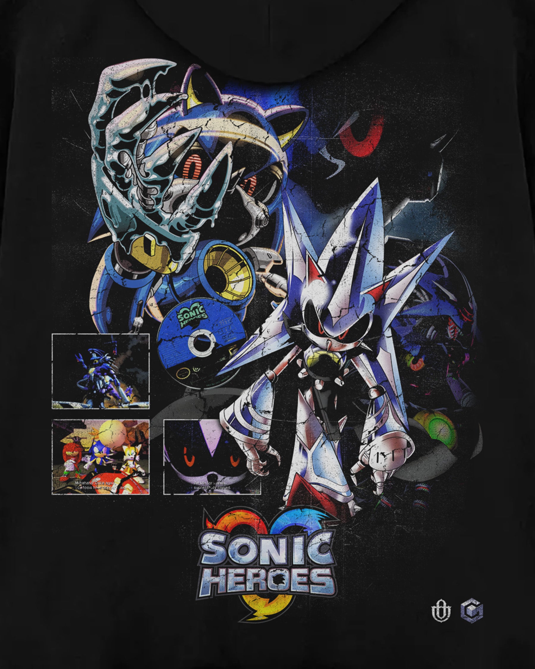 Video Games 'Sonic Heroes: Metal Sonic' Oversized Hoodie