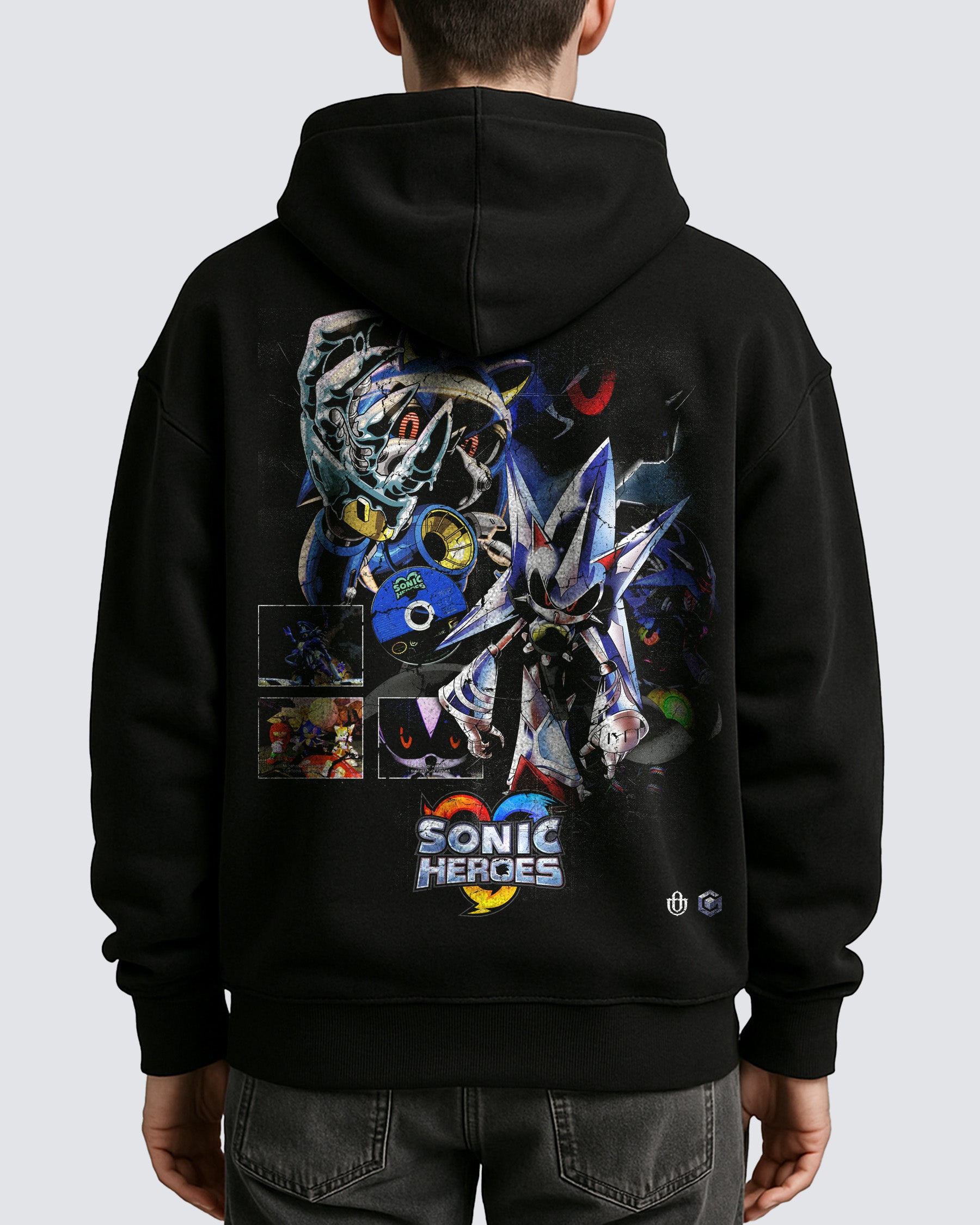 Video Games 'Sonic Heroes: Metal Sonic' Oversized Hoodie