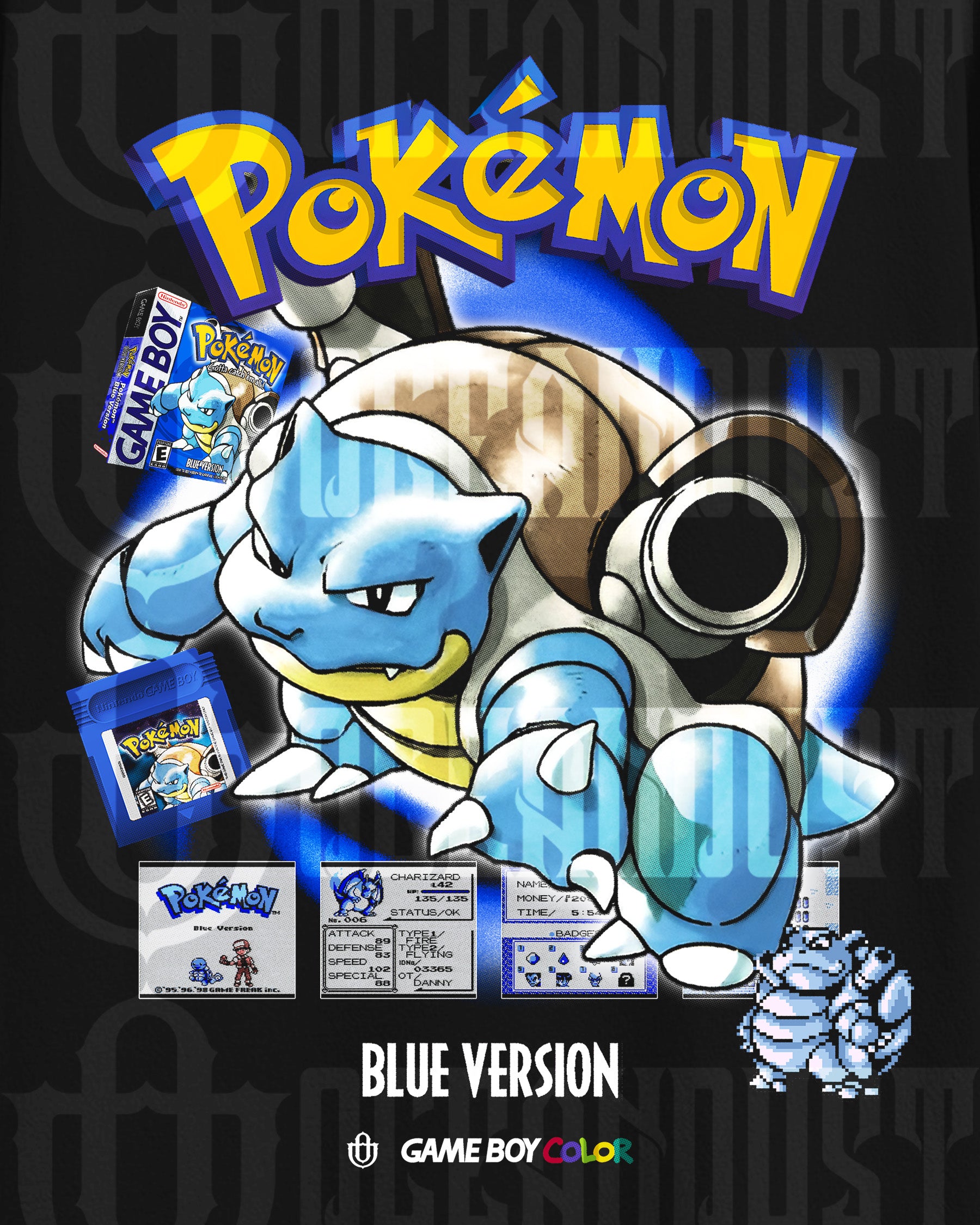 Video Games 'Pokémon Blue Version' T-Shirt