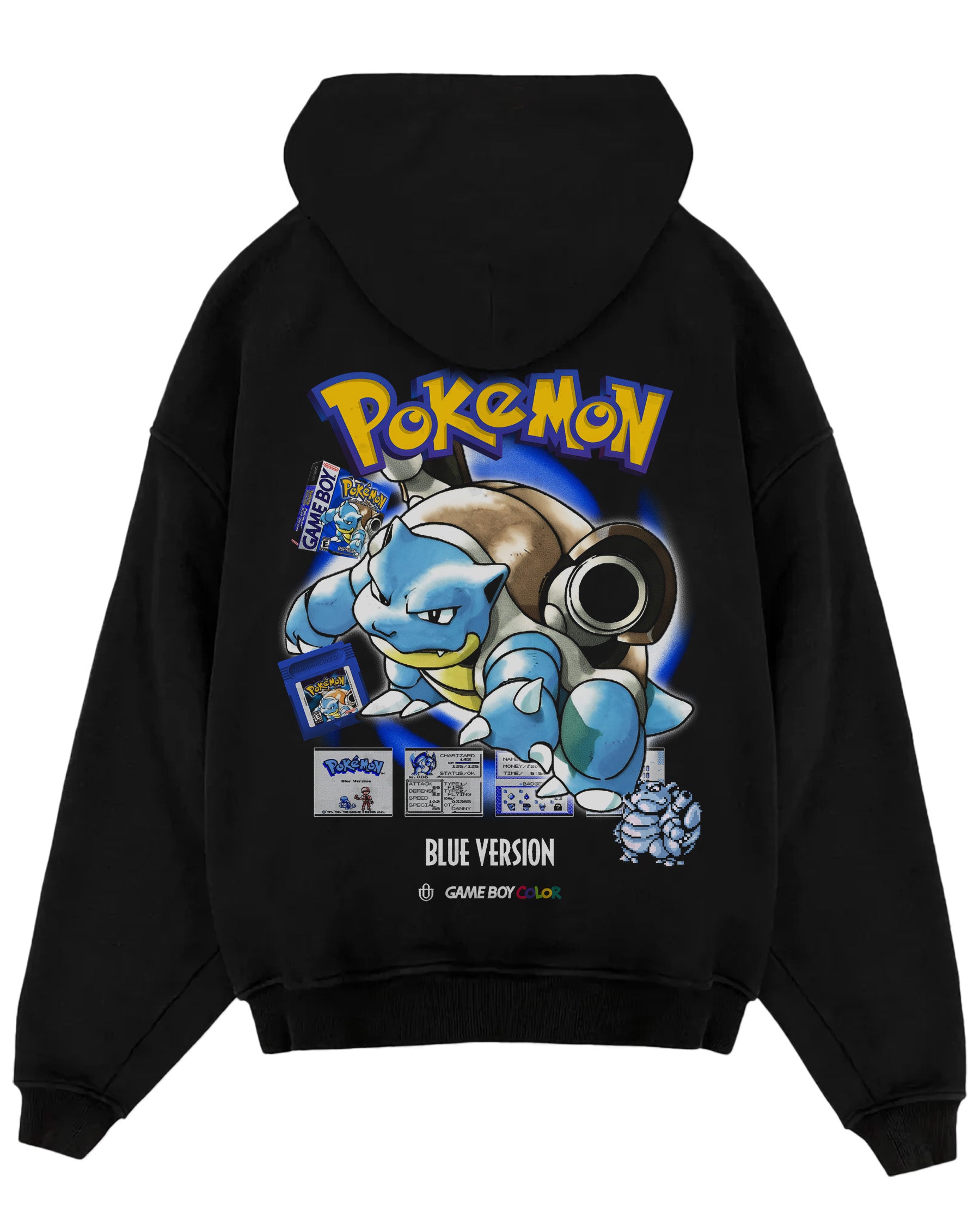 Video Games 'Pokémon Blue Version' Oversized Hoodie