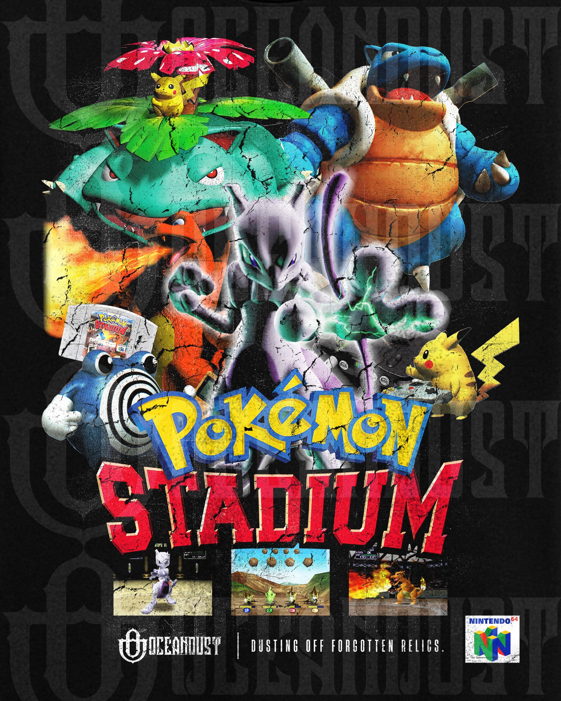 Video Games 'Pokémon Stadium' T-Shirt