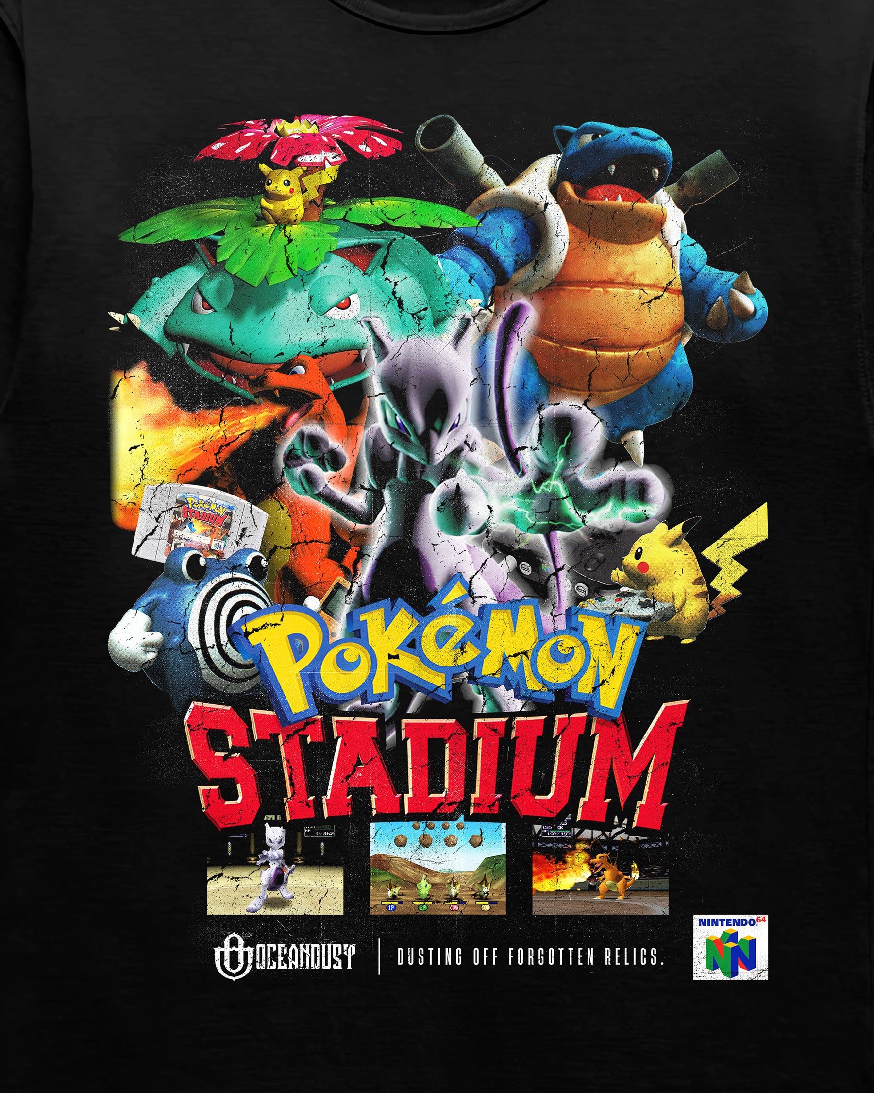 Video Games 'Pokemon Stadium' Staple T-Shirt