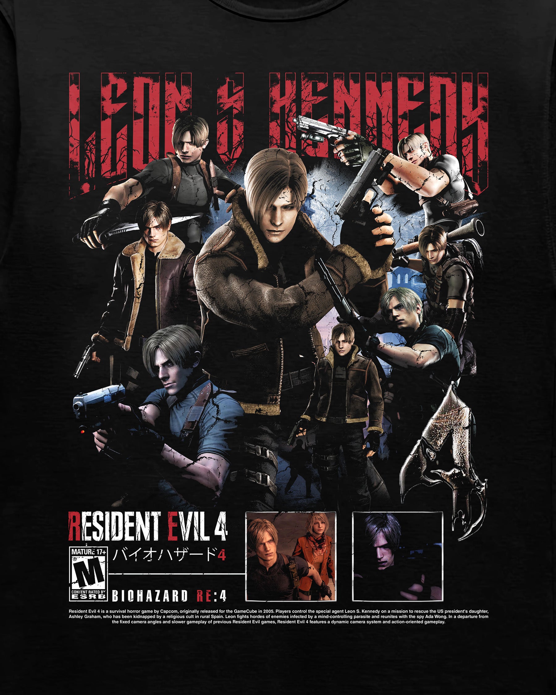 Video Games 'Resident Evil 4: Leon' Staple T-Shirt