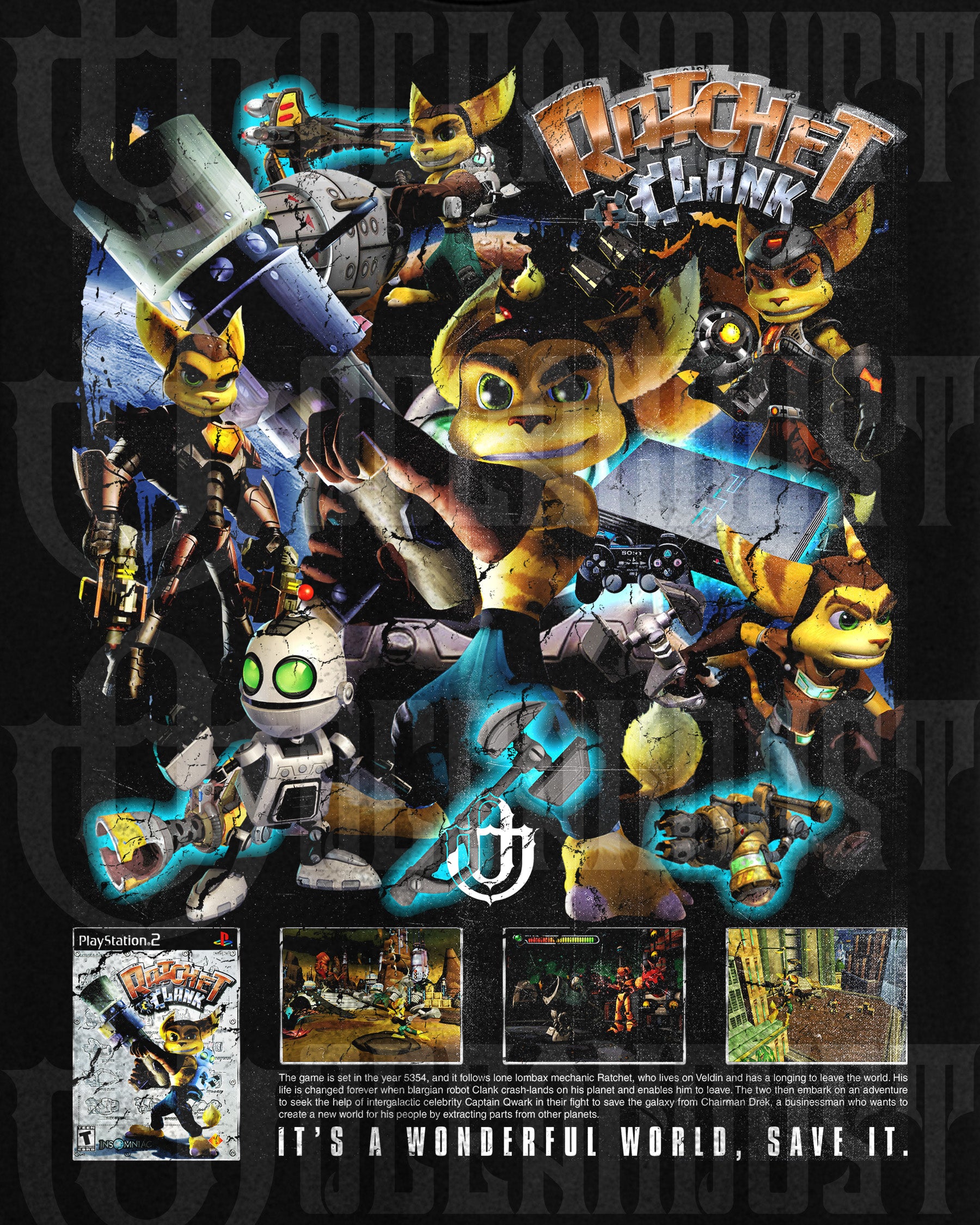 Video Games 'Ratchet & Clank'  T-Shirt