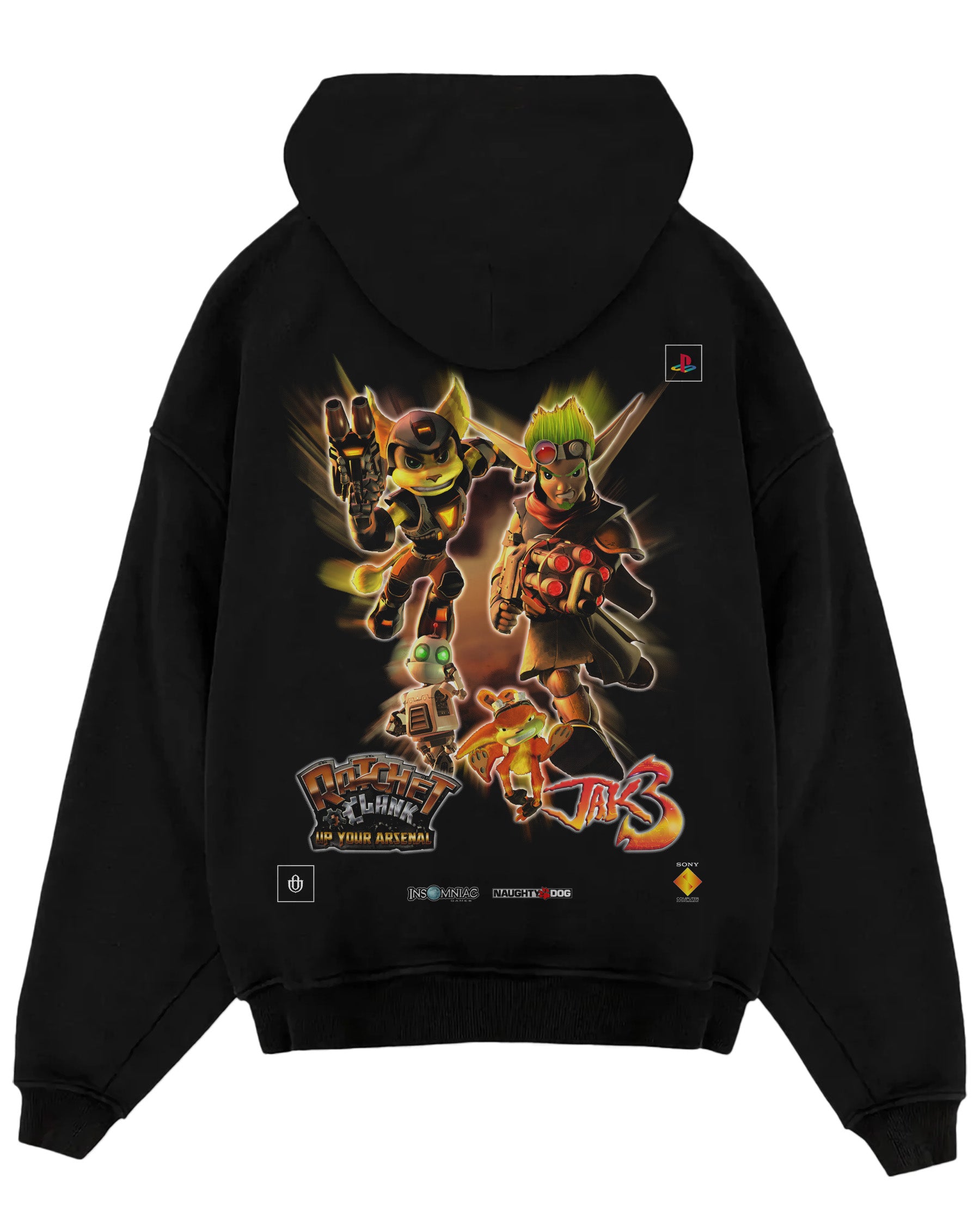 Video Games 'Ratchet & Clank: Up Your Arsenal - Jak 3 Promo' Oversized Hoodie