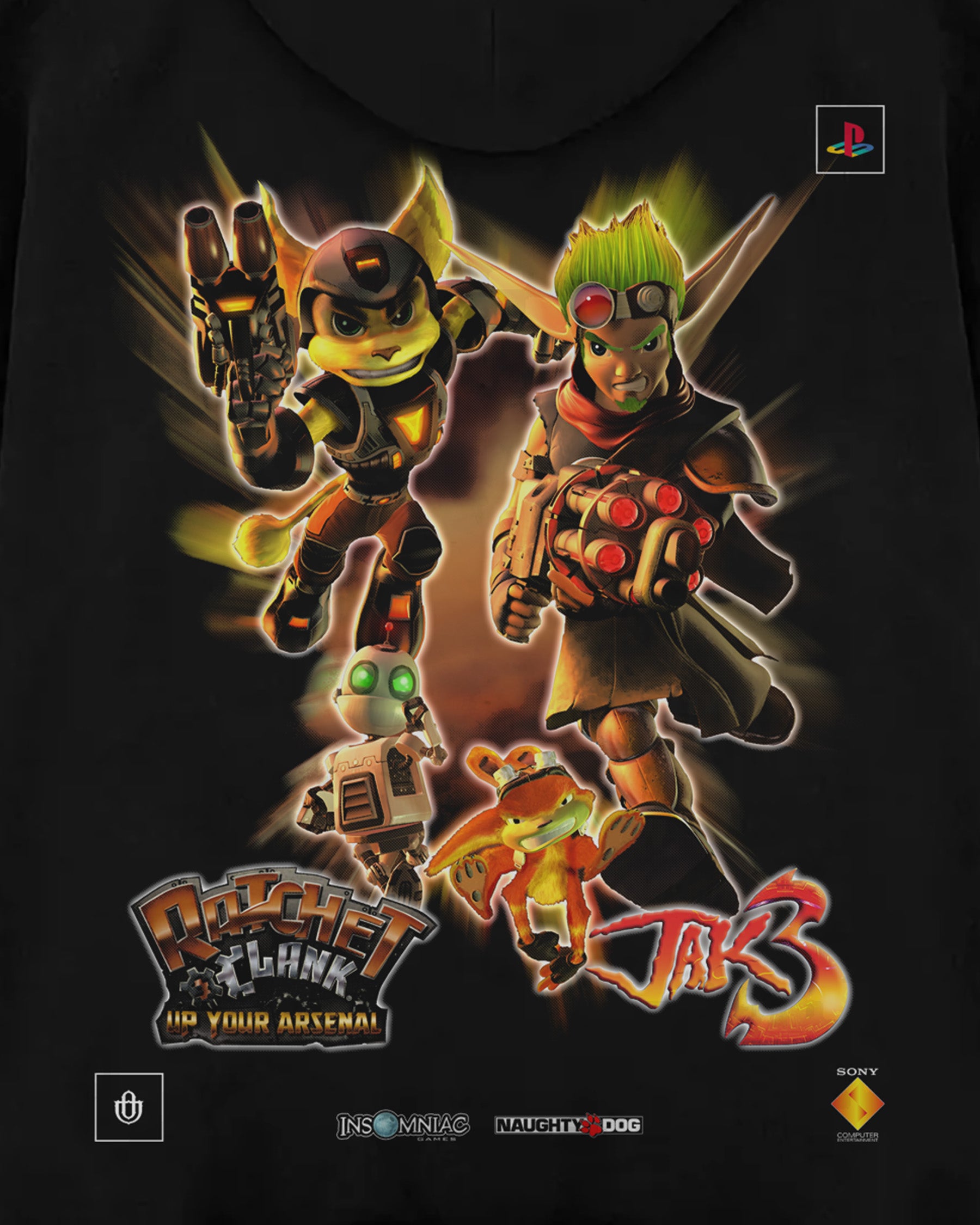 Video Games 'Ratchet & Clank: Up Your Arsenal - Jak 3 Promo' Oversized Hoodie