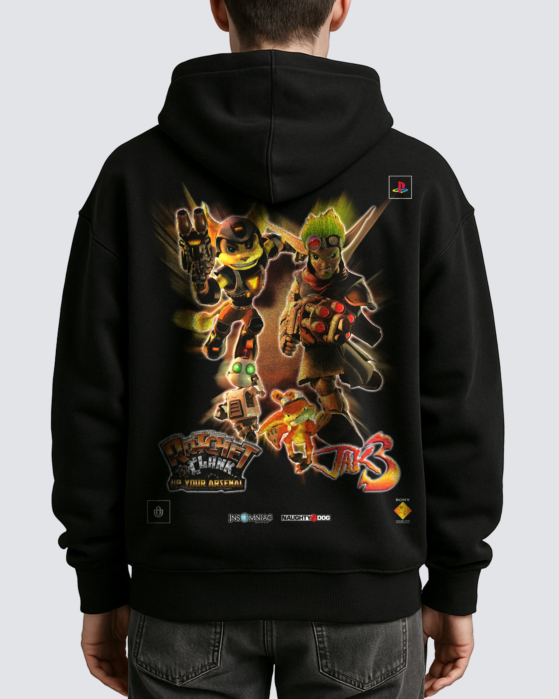 Video Games 'Ratchet & Clank: Up Your Arsenal - Jak 3 Promo' Oversized Hoodie