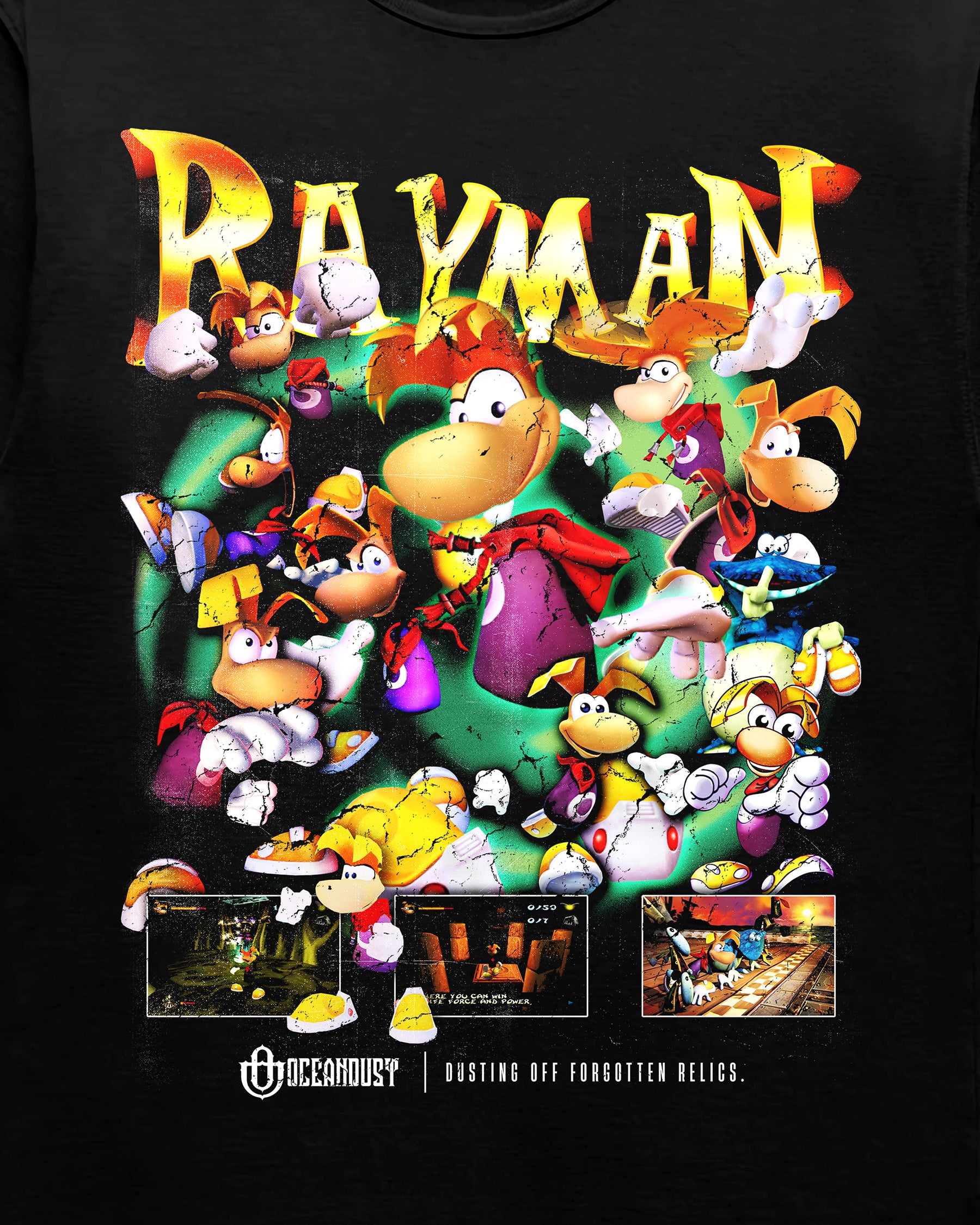 Video Games 'Rayman' Staple T-Shirt