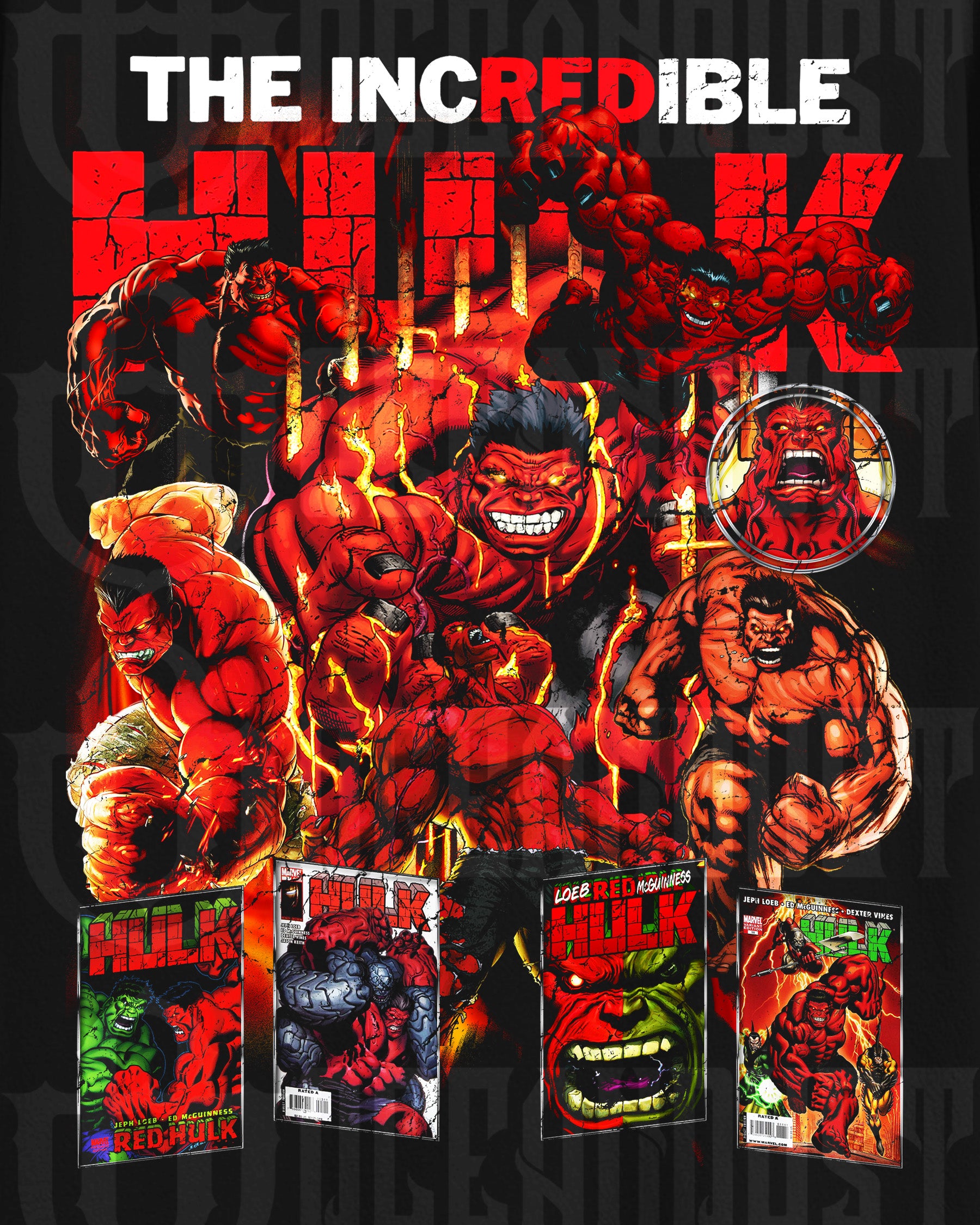 Comics 'Red Hulk' T-Shirt