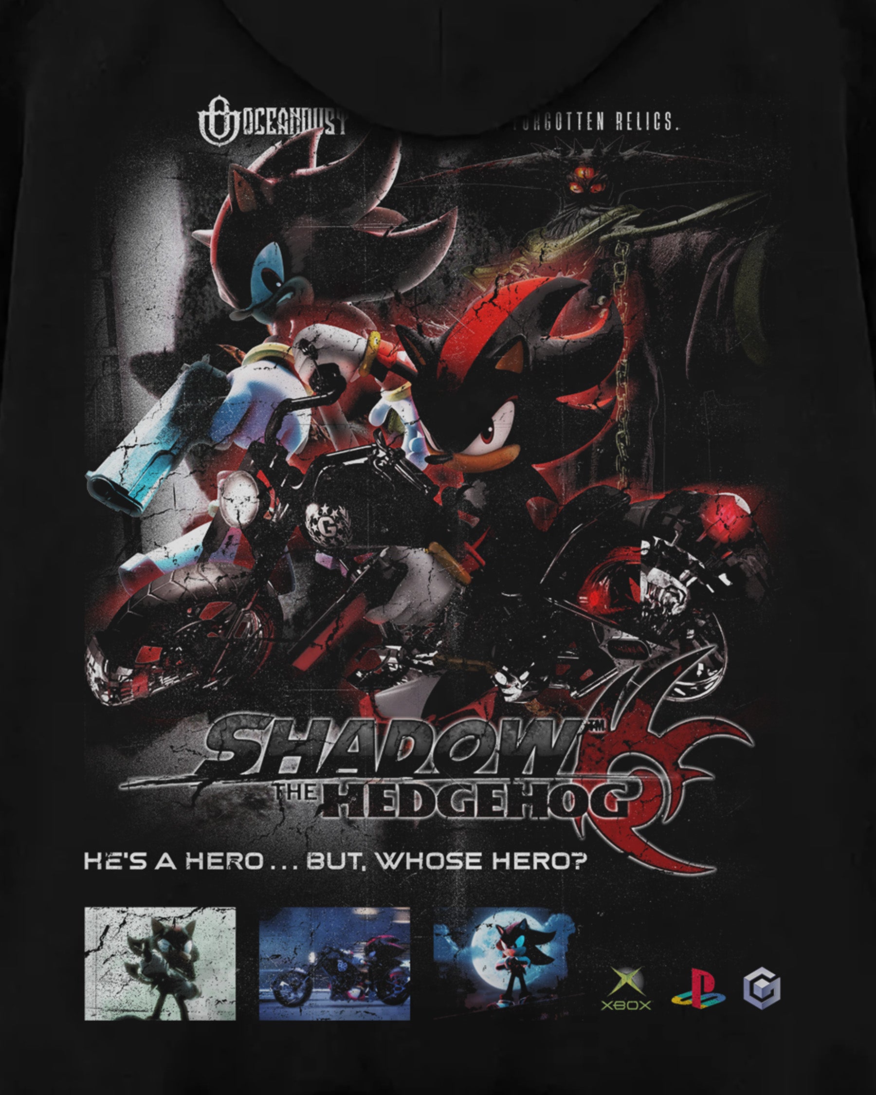 Video Games 'Shadow The Hedgehog' Oversized Hoodie