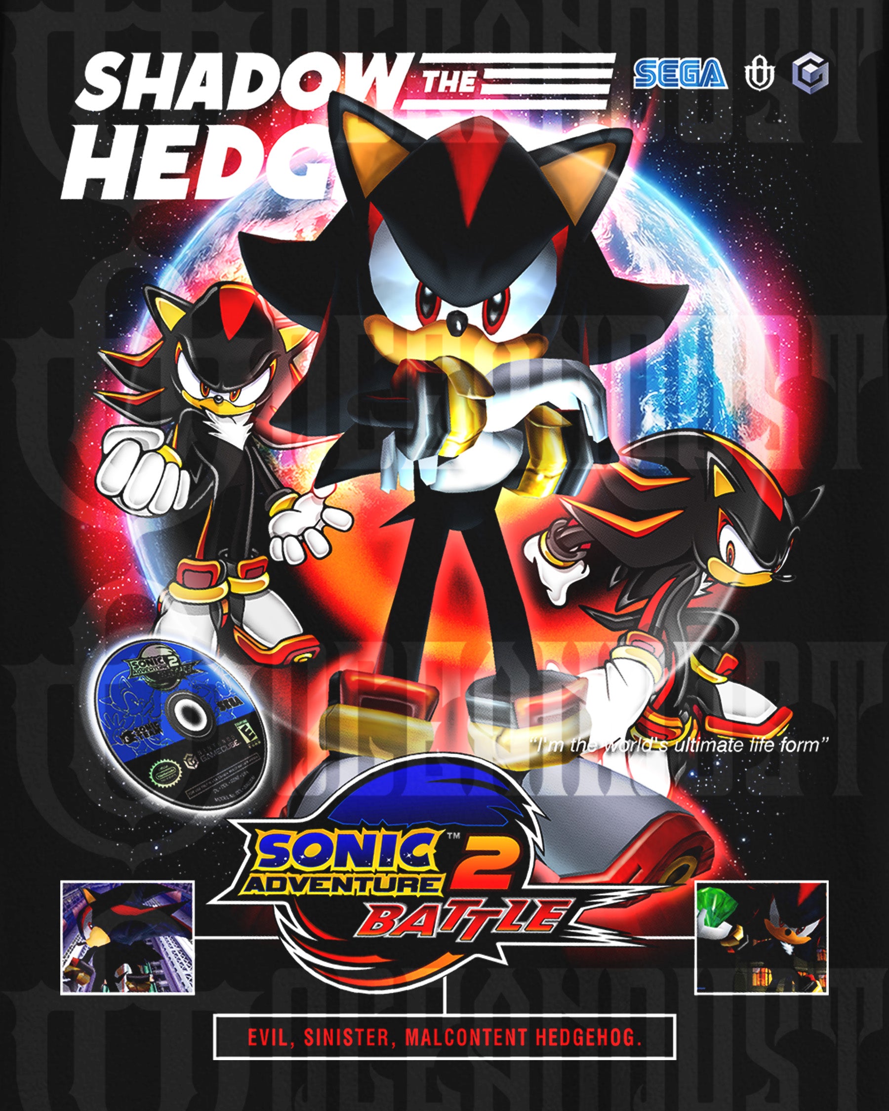 Video Games 'Sonic Adventure 2: Battle - Shadow the Hedgehog v2' T-Shirt