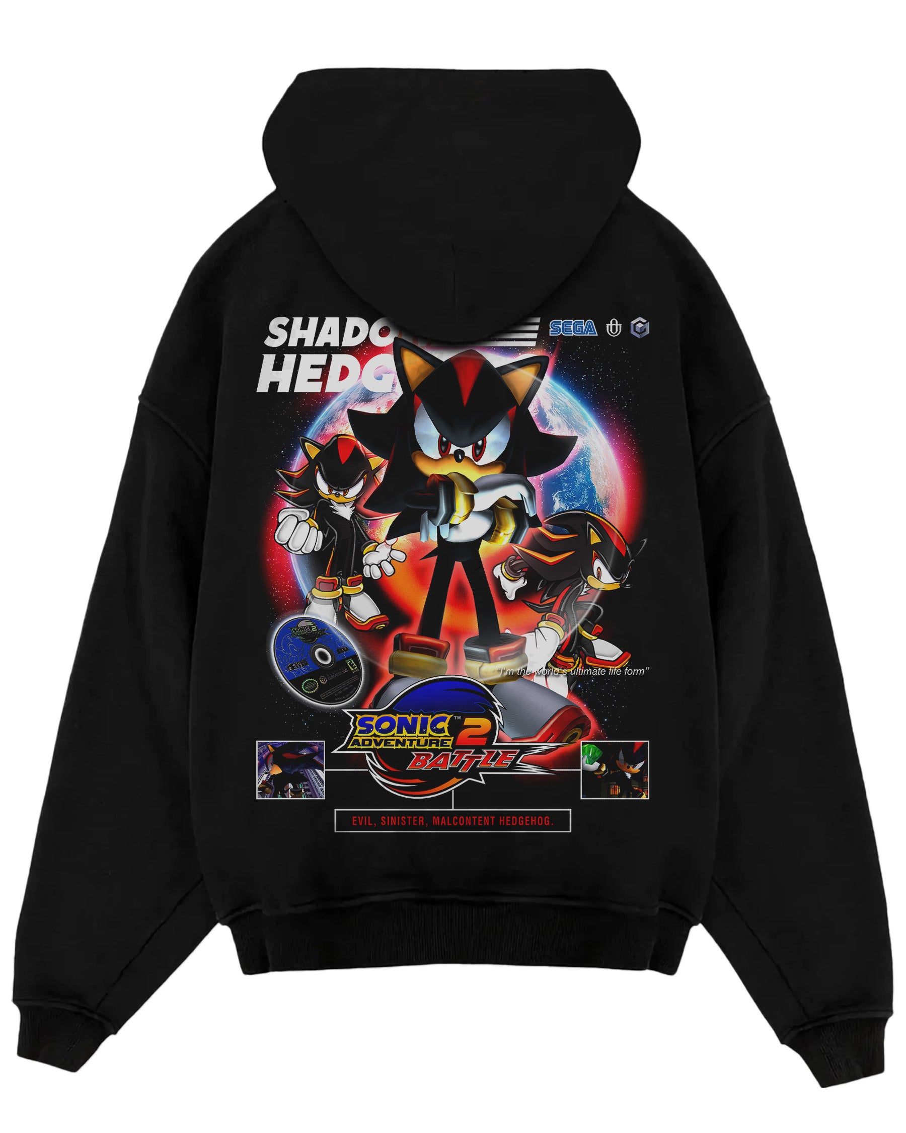 Video Games 'Sonic Adventure 2: Battle - Shadow the Hedgehog v2' Oversized Hoodie
