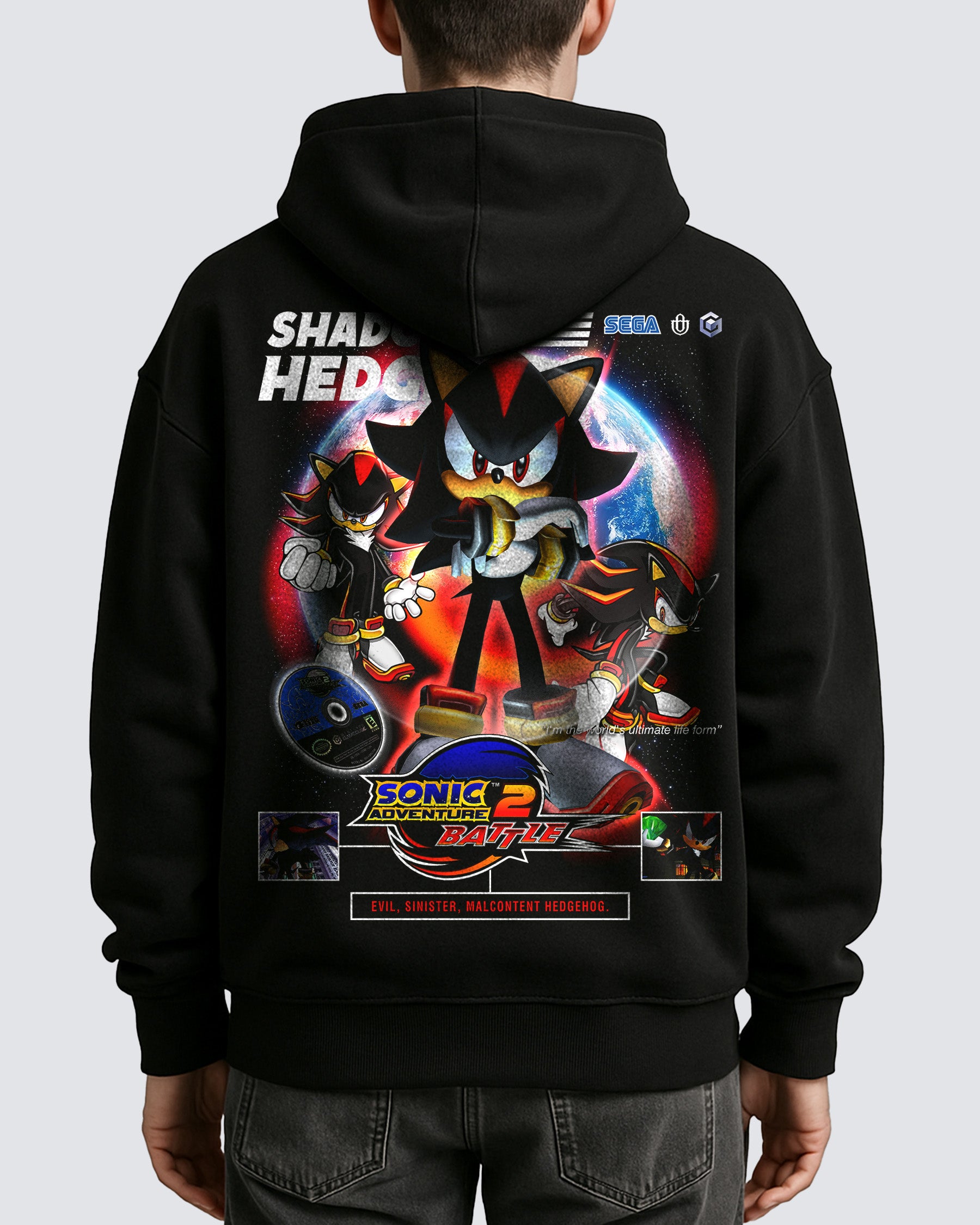 Video Games 'Sonic Adventure 2: Battle - Shadow the Hedgehog v2' Oversized Hoodie