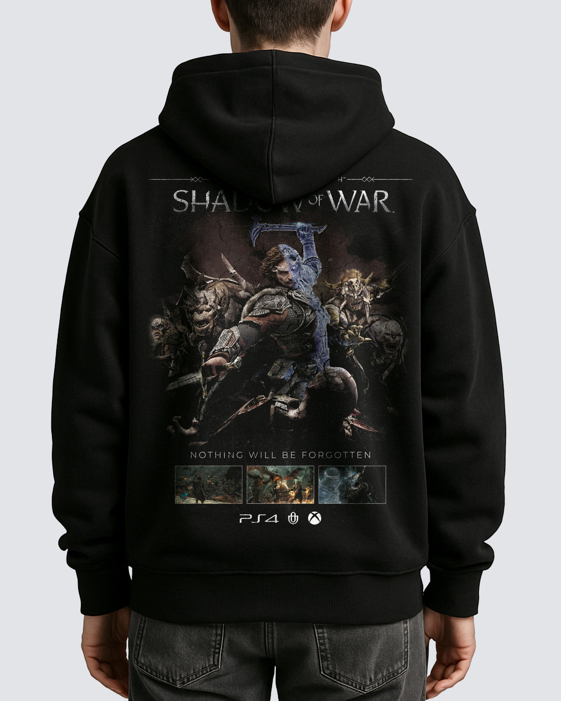 Video Games 'Middle-earth: Shadow of War' Oversized Hoodie