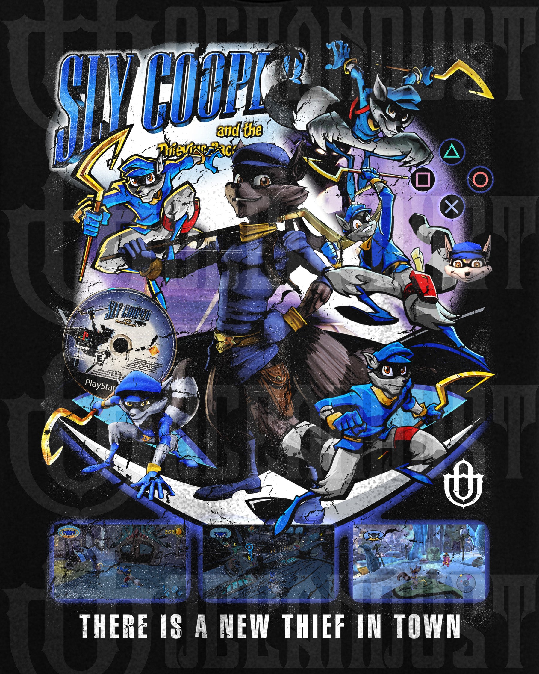 Video Games 'Sly Cooper' T-Shirt