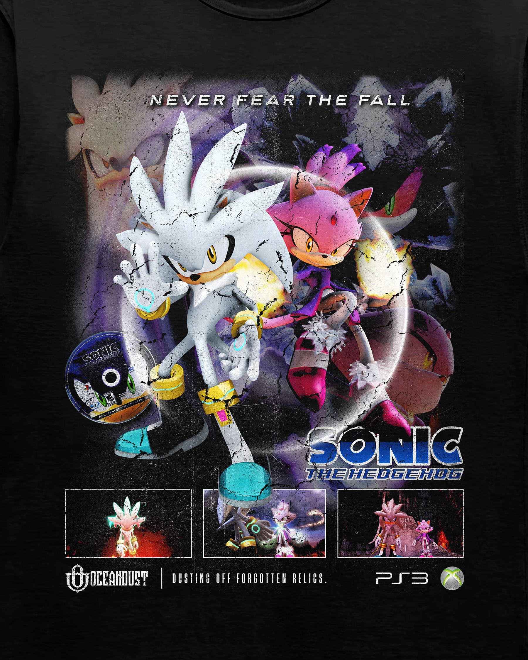 Video Games 'Sonic 06: Silver & Blaze' Staple T-Shirt