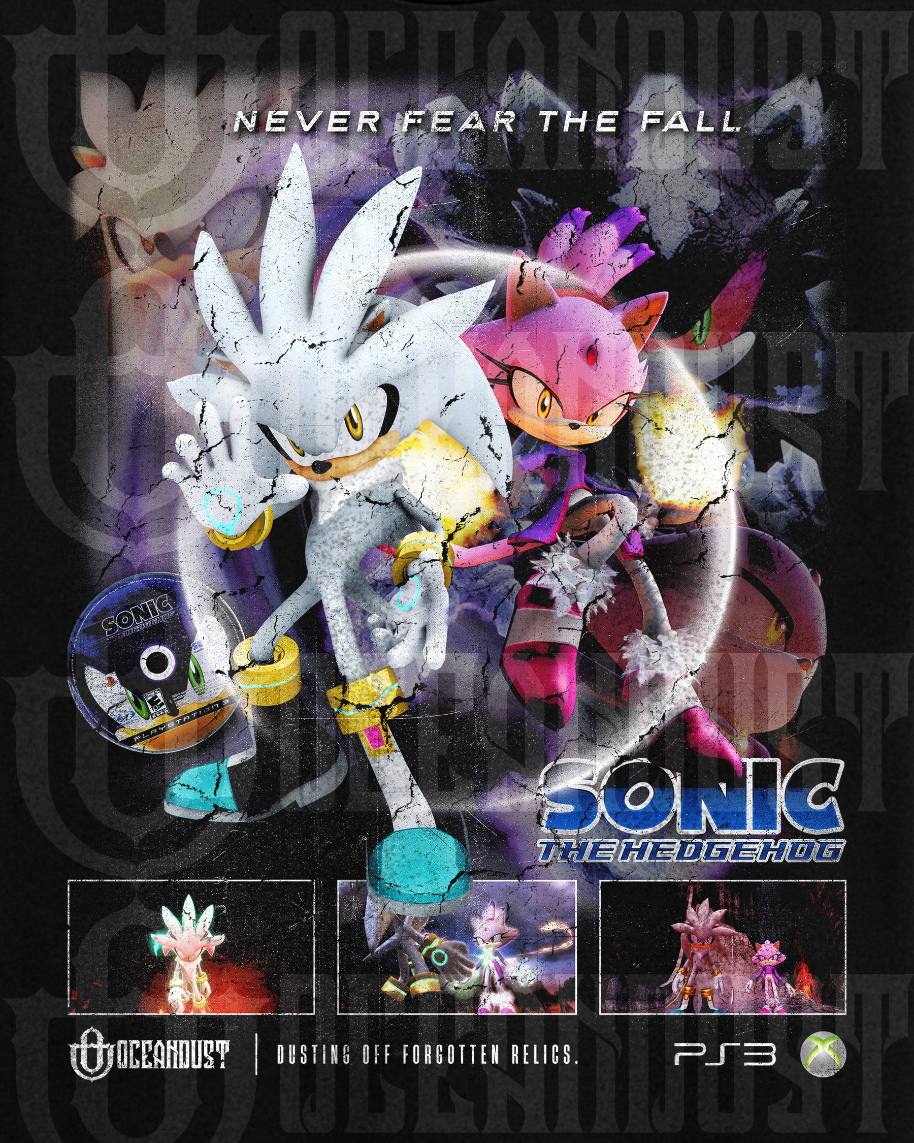 Video Games 'Sonic The Hedgehog: Silver & Blaze' T-Shirt