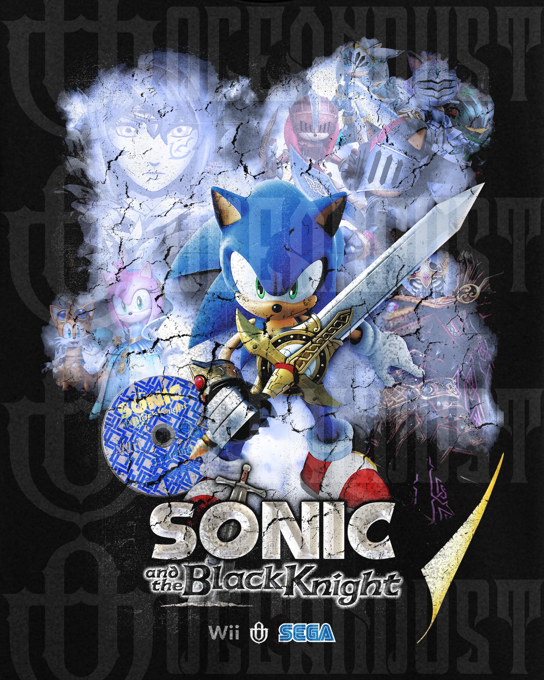 Video Games 'Sonic and the Black Knight' T-Shirt