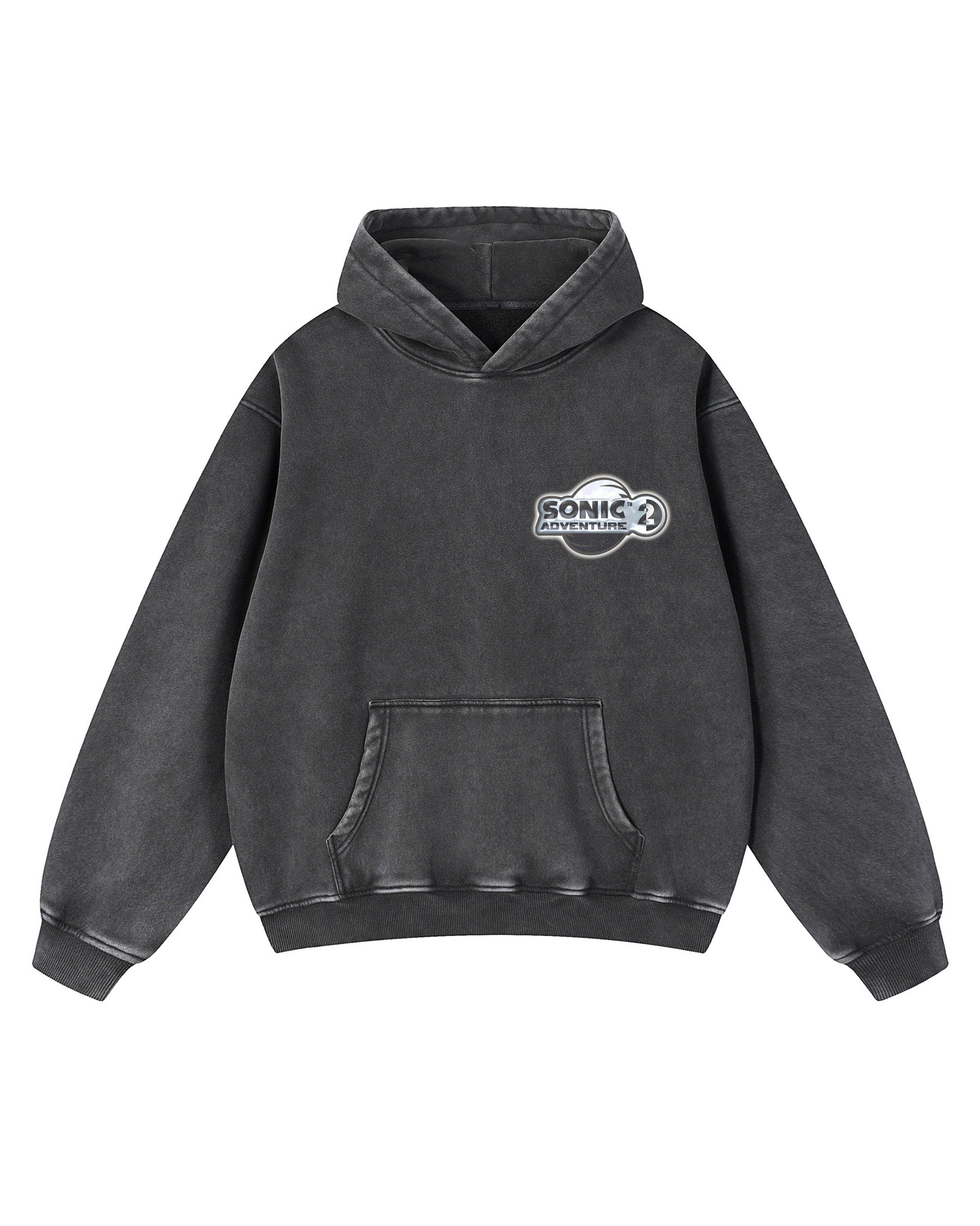 Video Games 'Sonic Adventure 2: The Trial' Snow Wash Oversized Hoodie
