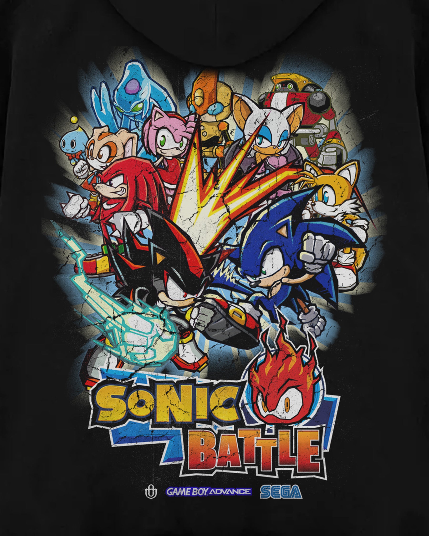Video Games 'Sonic Battle' Oversized Hoodie