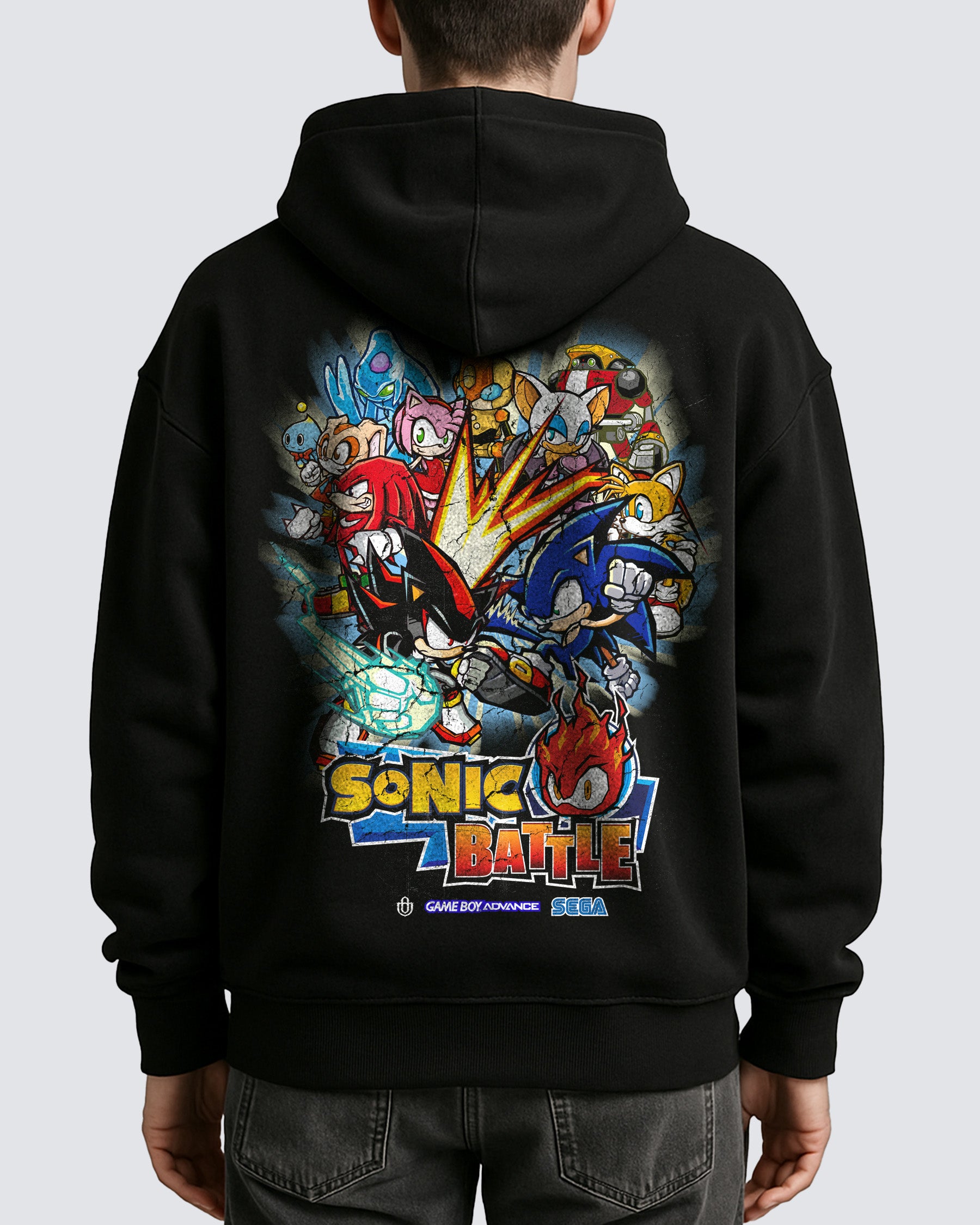 Video Games 'Sonic Battle' Oversized Hoodie