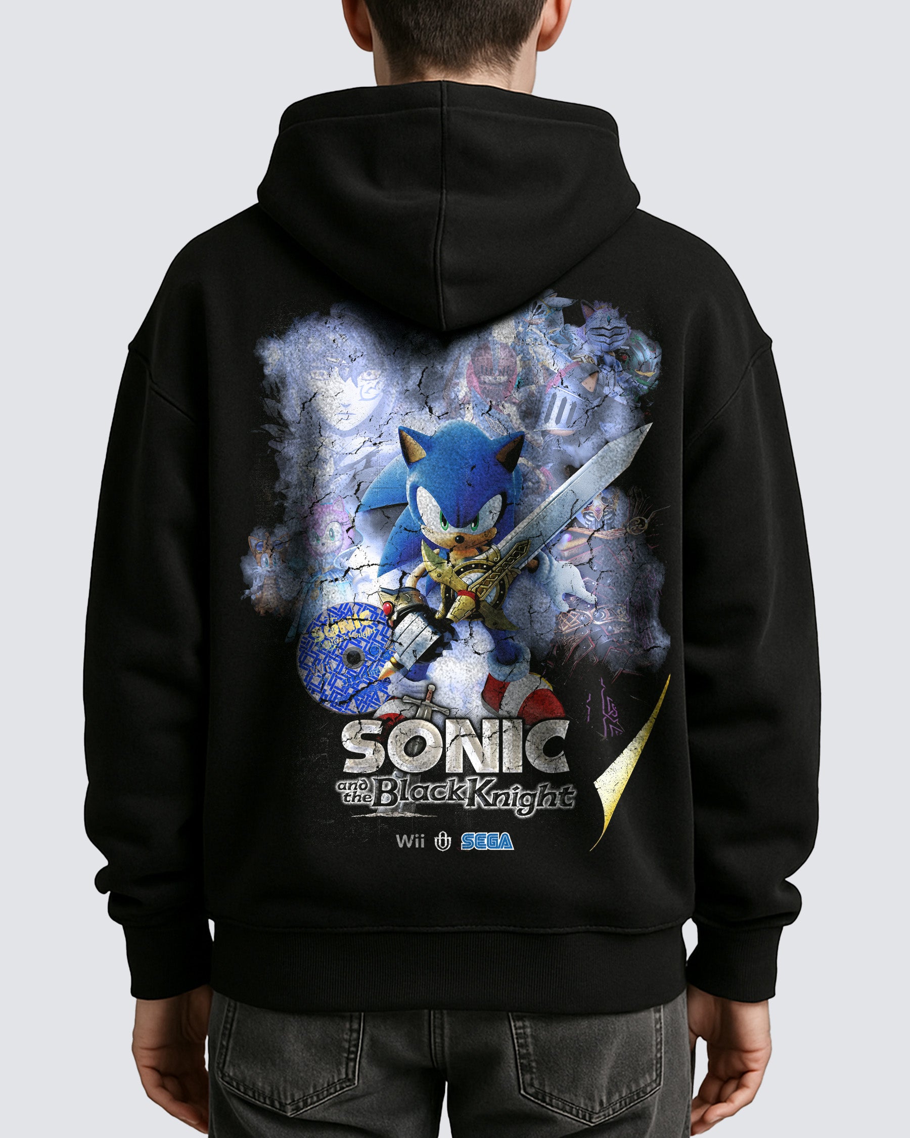 Video Games 'Sonic and the Black Knight' Oversized Hoodie