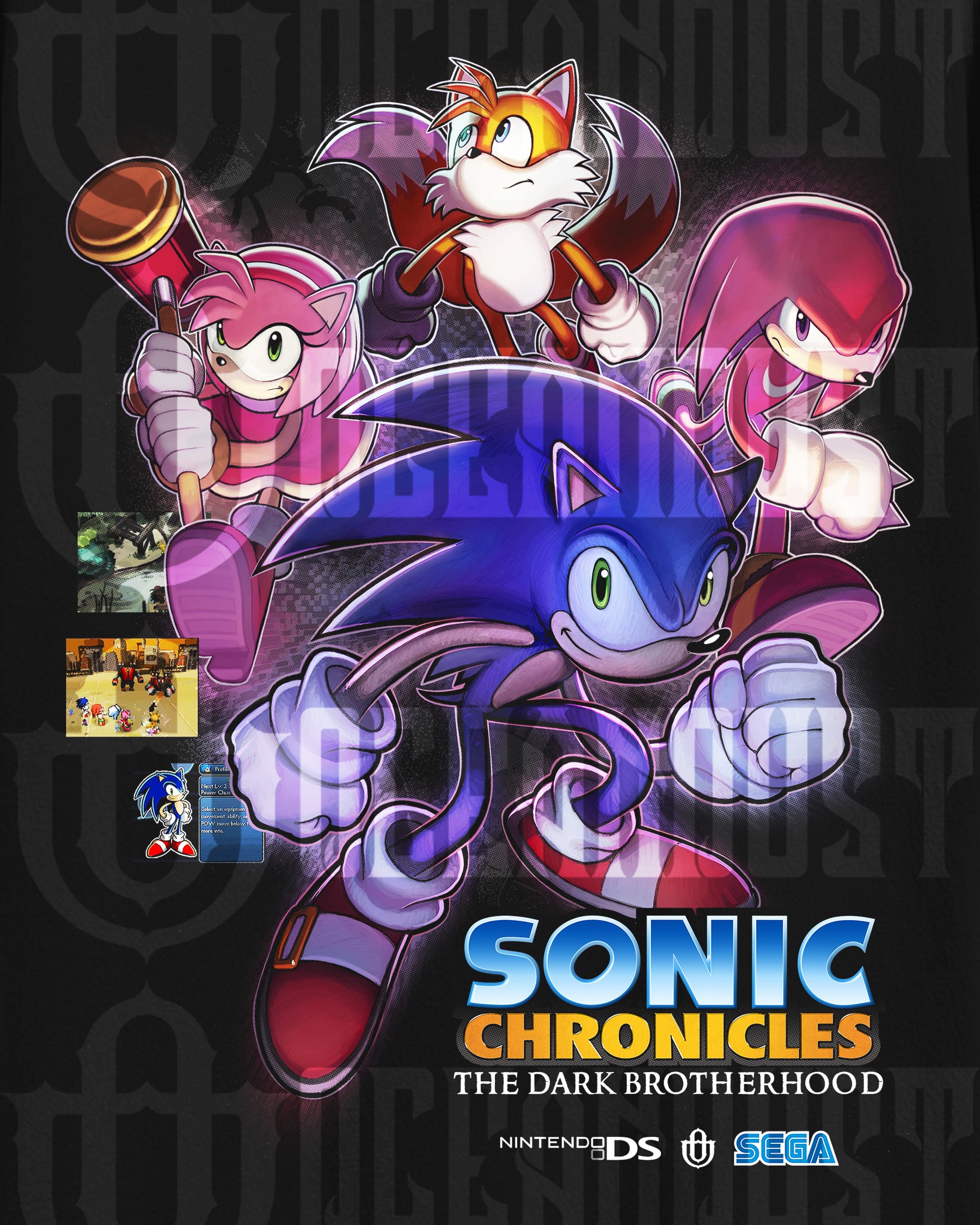 Video Games 'Sonic Chronicles: The Dark Brotherhood' Oversized Hoodie