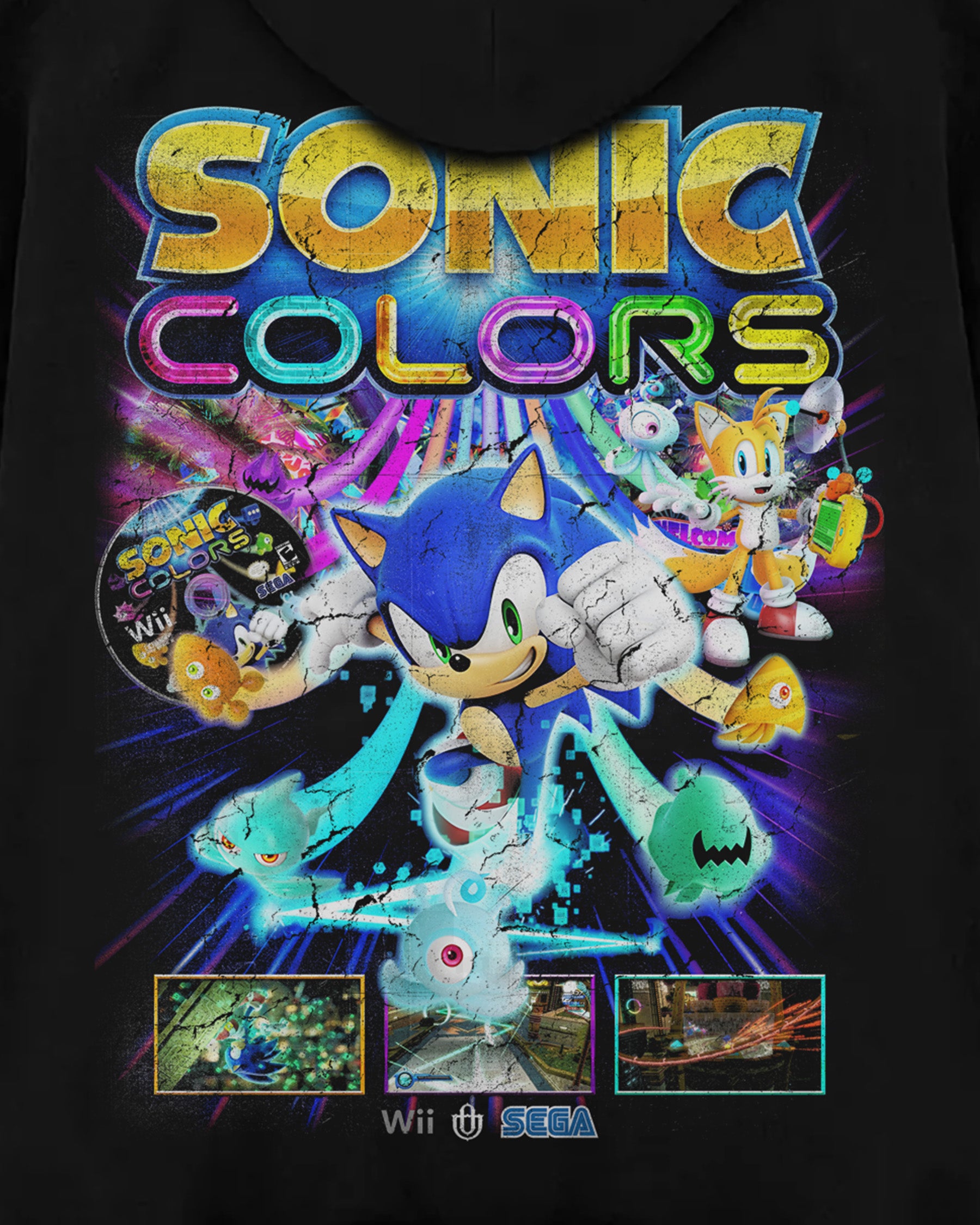 Video Games 'Sonic Colors' Oversized Hoodie