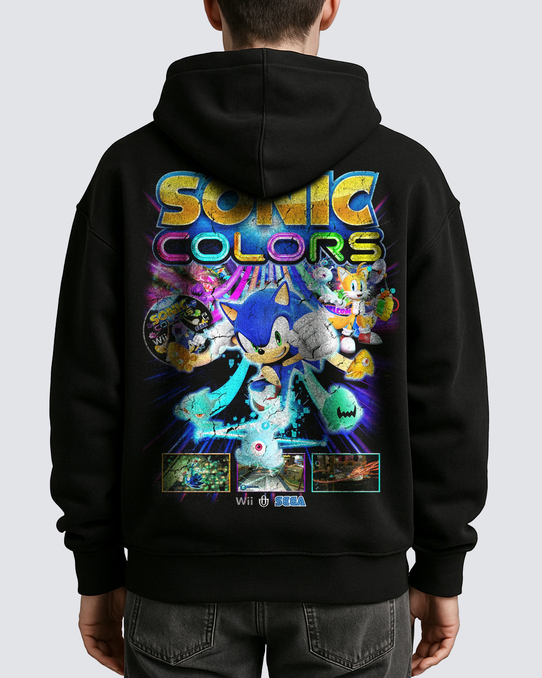 Video Games 'Sonic Colors' Oversized Hoodie