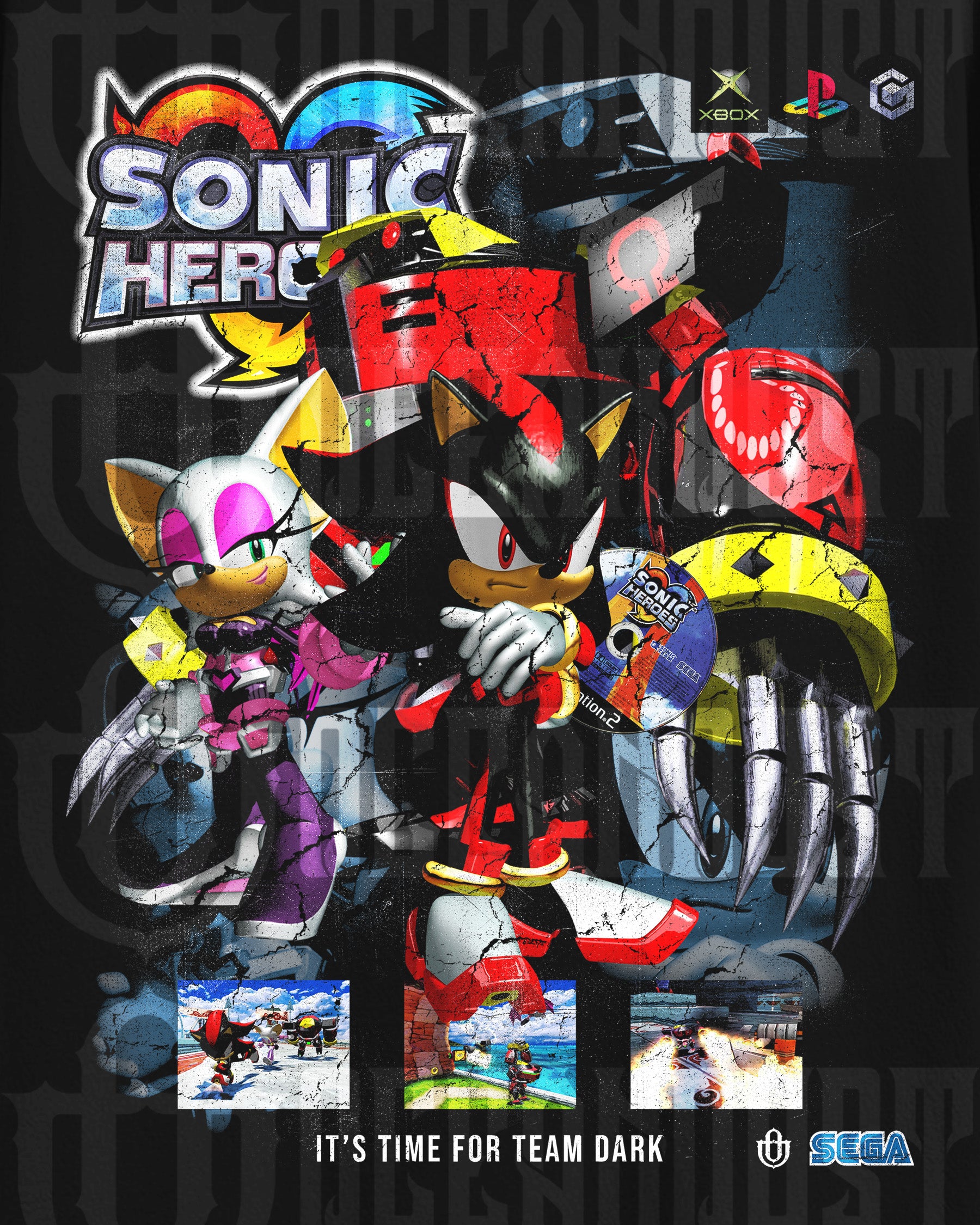 Video Games 'Sonic Heroes: Team Dark' T-Shirt