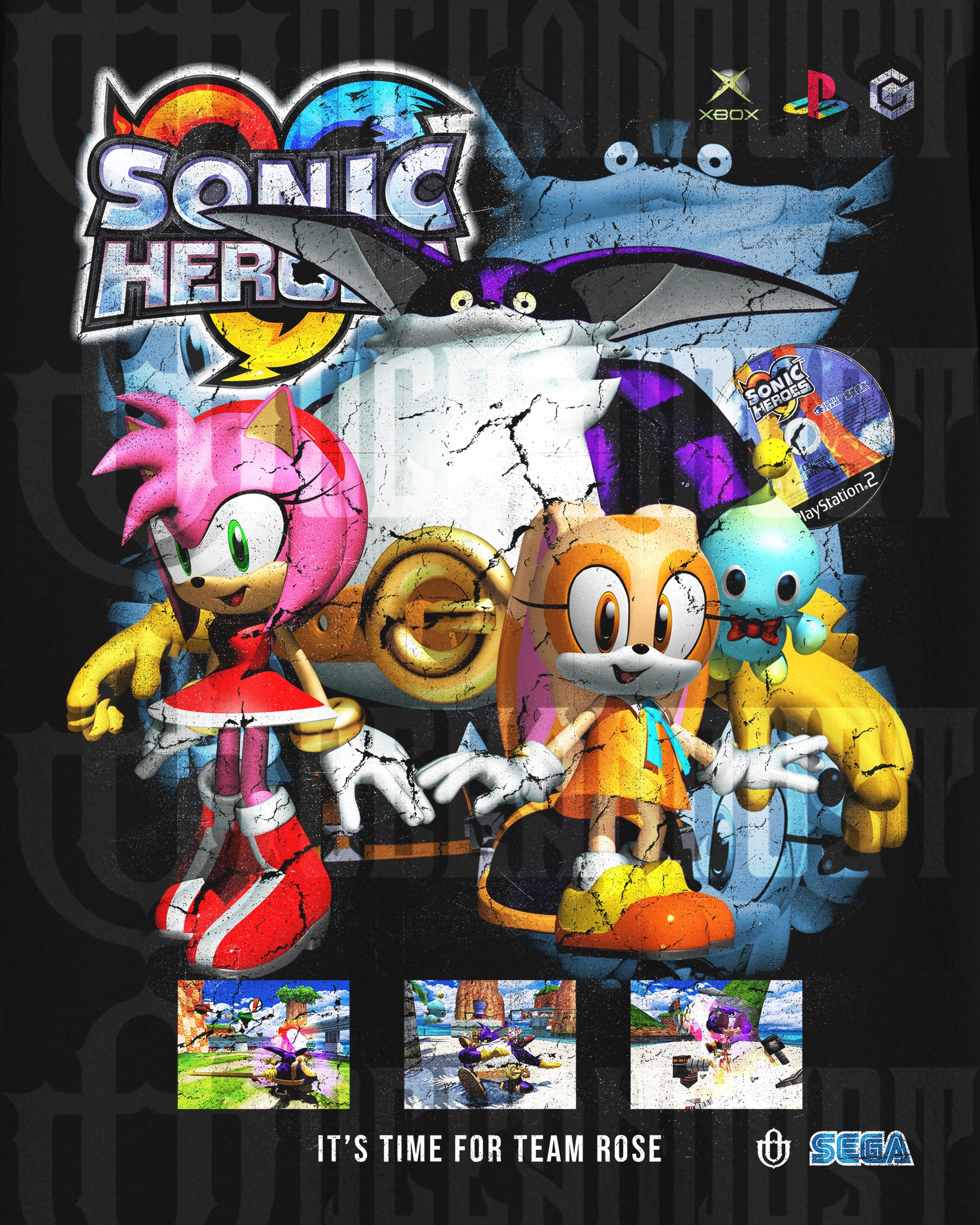Video Games 'Sonic Heroes: Team Rose' T-Shirt